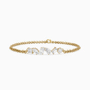 Aurelia Multi Shape Lab Grown Diamond Chain Bracelet