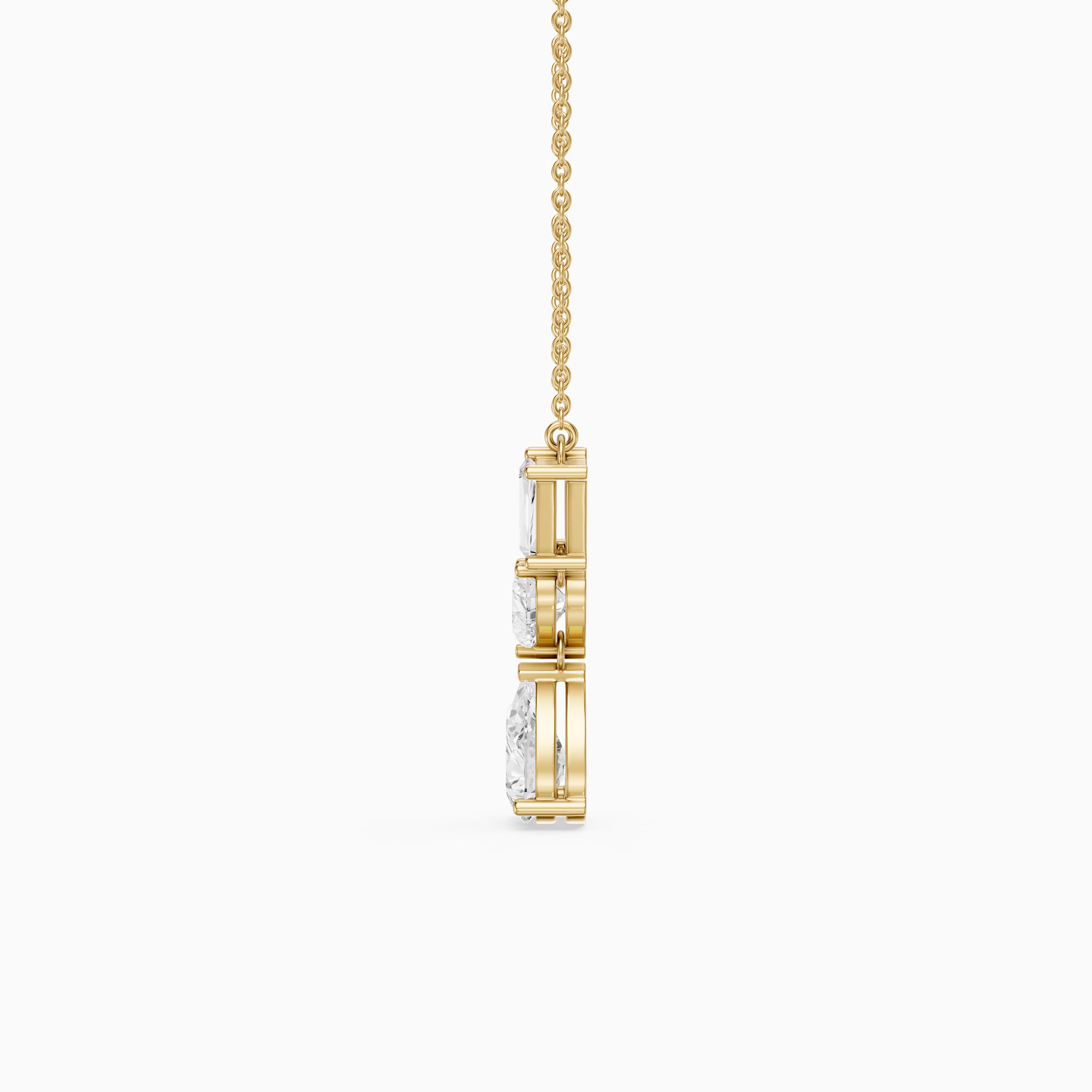 Zuri Multi Shape Lab Grown Diamond Pendant