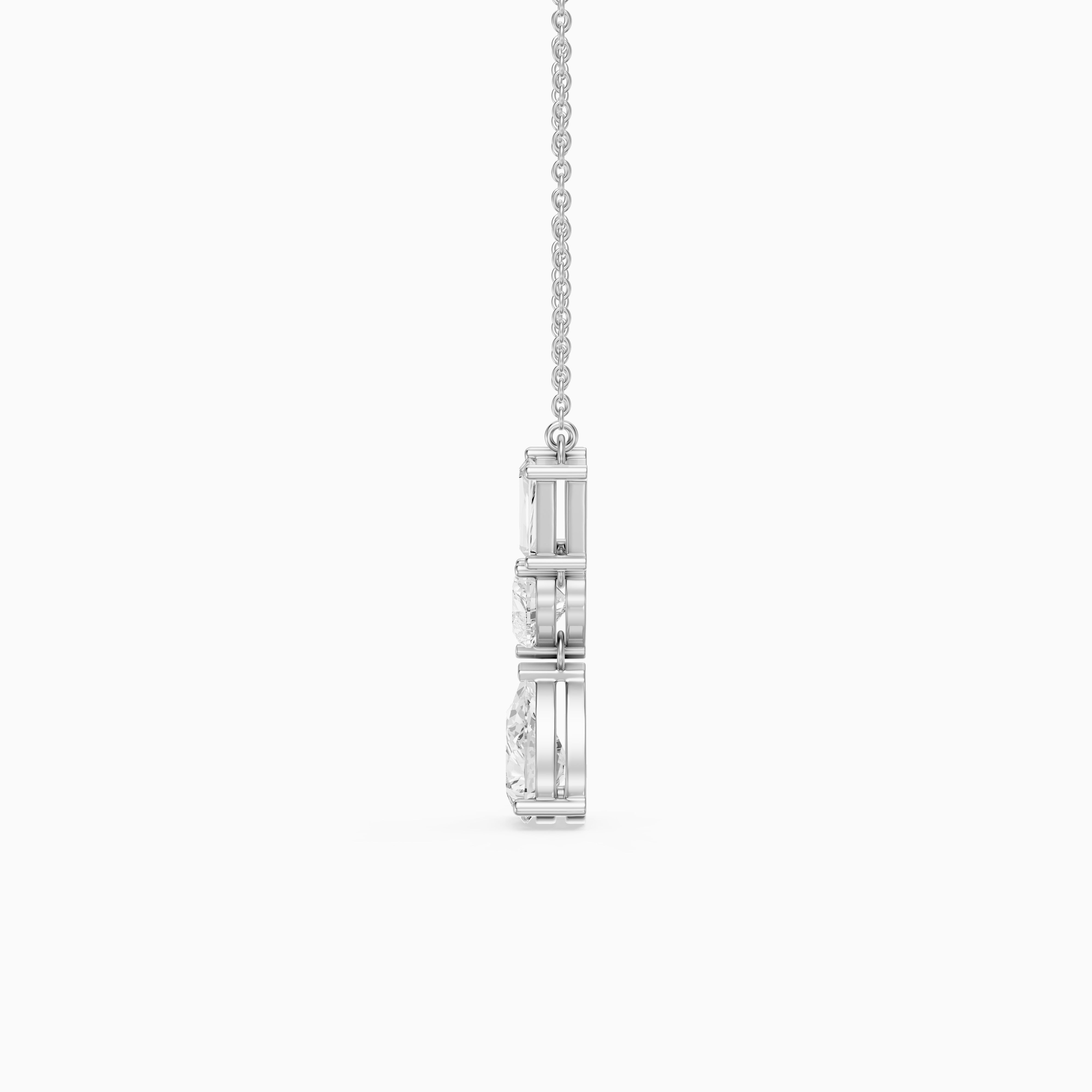 Zuri Multi Shape Lab Grown Diamond Pendant