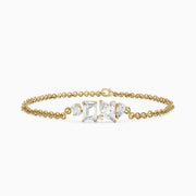 Cathal Fancy Shape Lab Grown Diamond Chain Bracelet