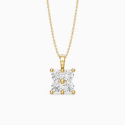 Alayna Floral Cluster Round Lab Grown Diamond Pendant