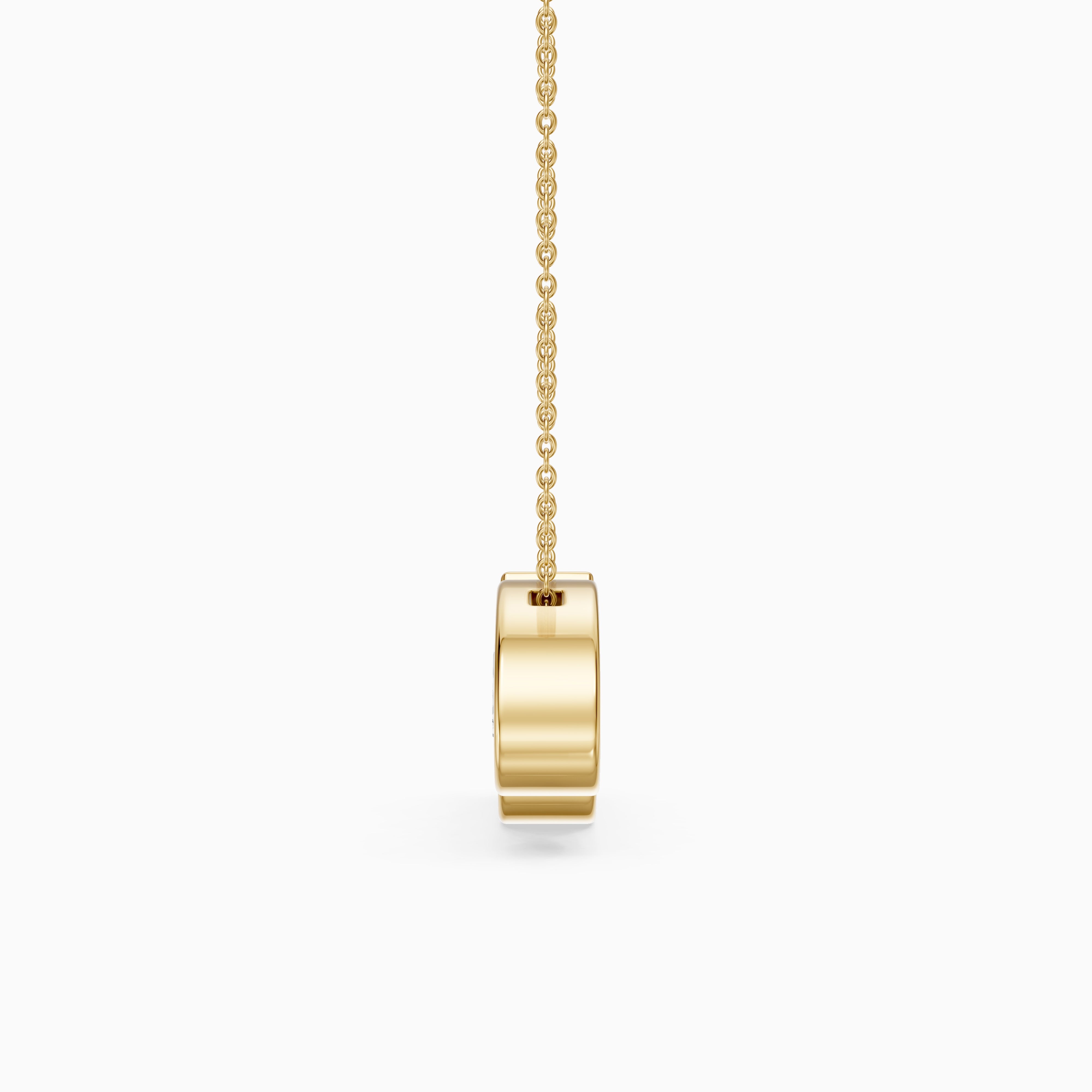 Hattie Three Stone Pear Lab Grown Diamond Bezel Necklace