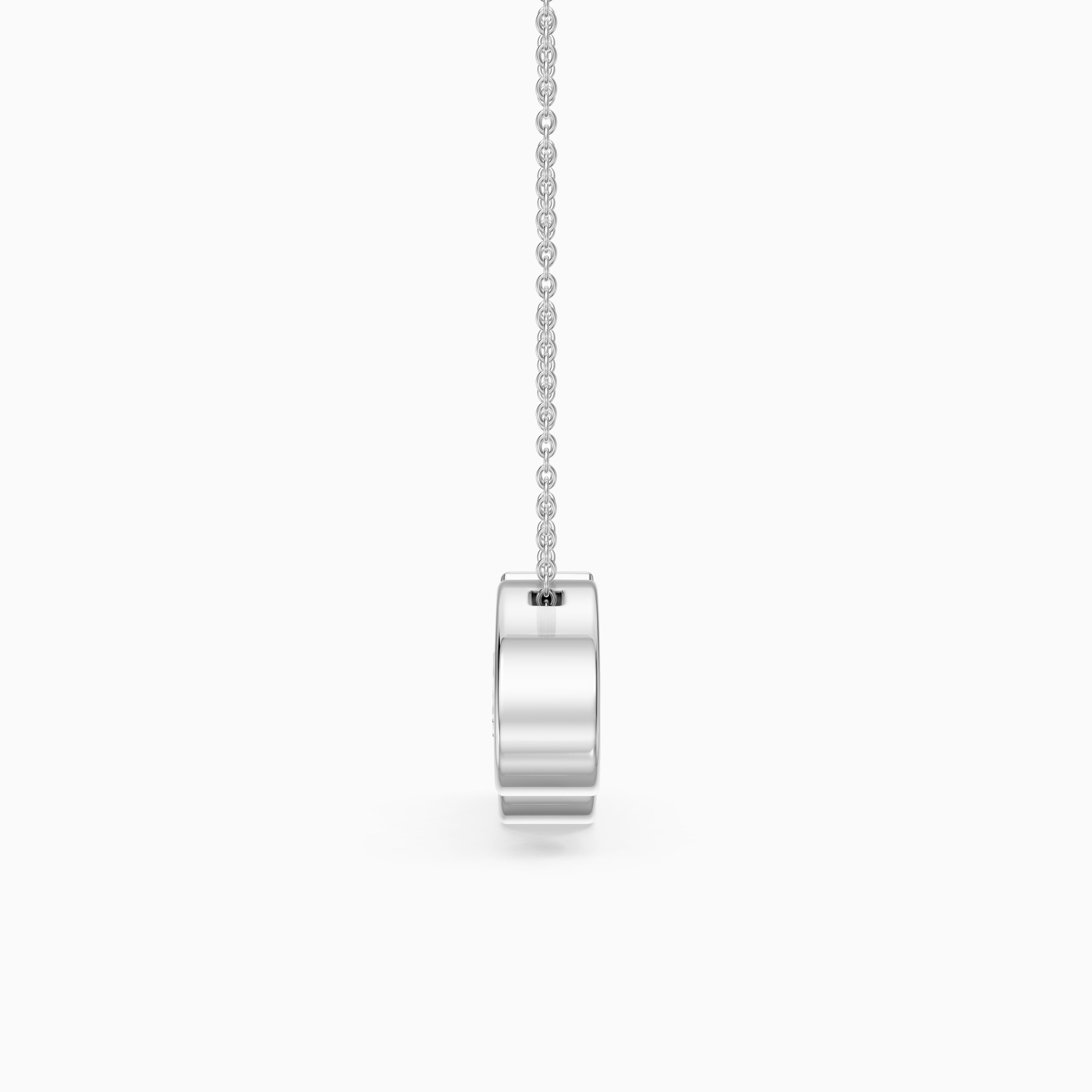 Hattie Three Stone Pear Lab Grown Diamond Bezel Necklace