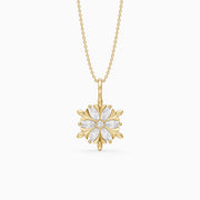 Emory Marquise Lab Grown Diamond Flower Pendant