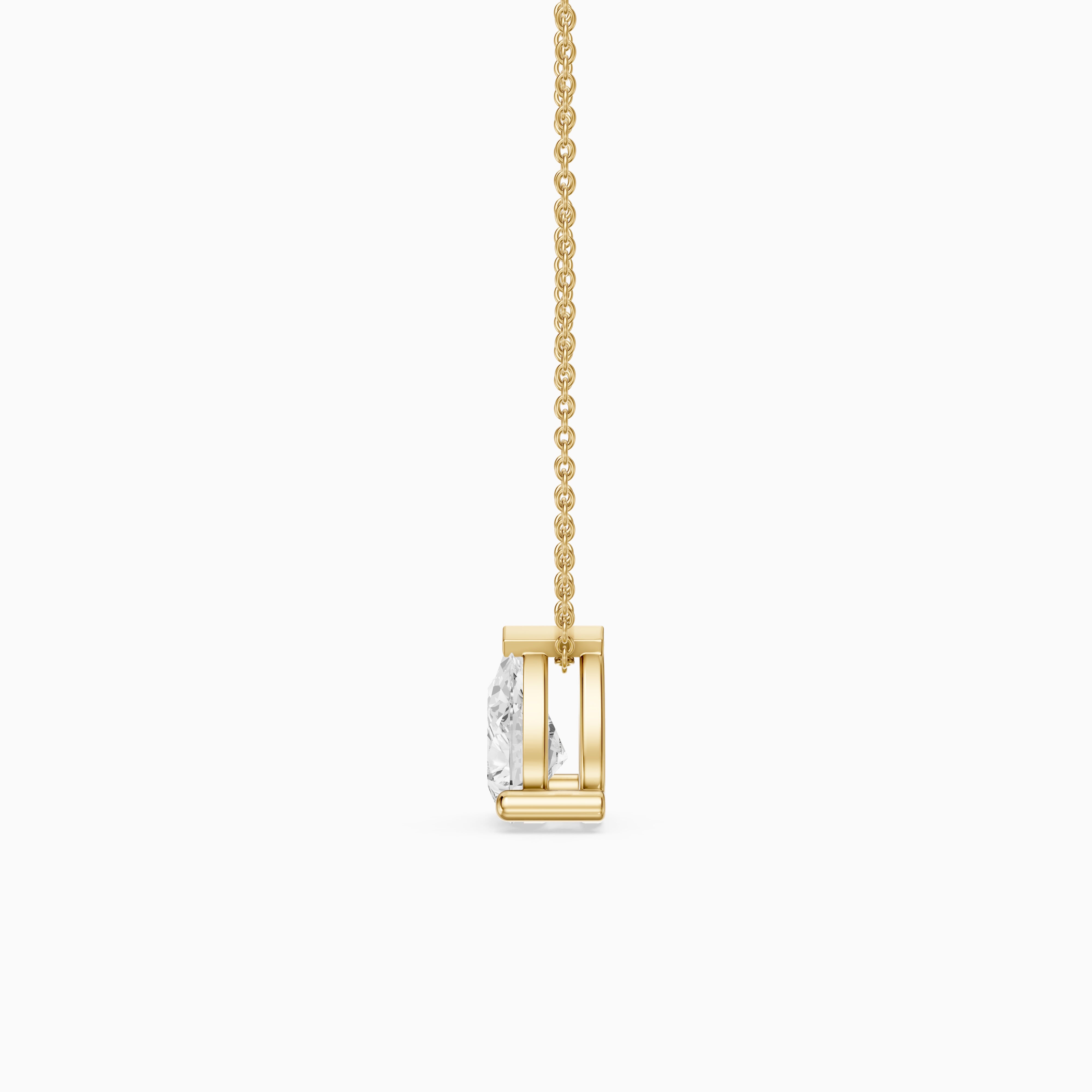 Heidi Pear Shape Lab Grown Diamond Solitaire Pendant