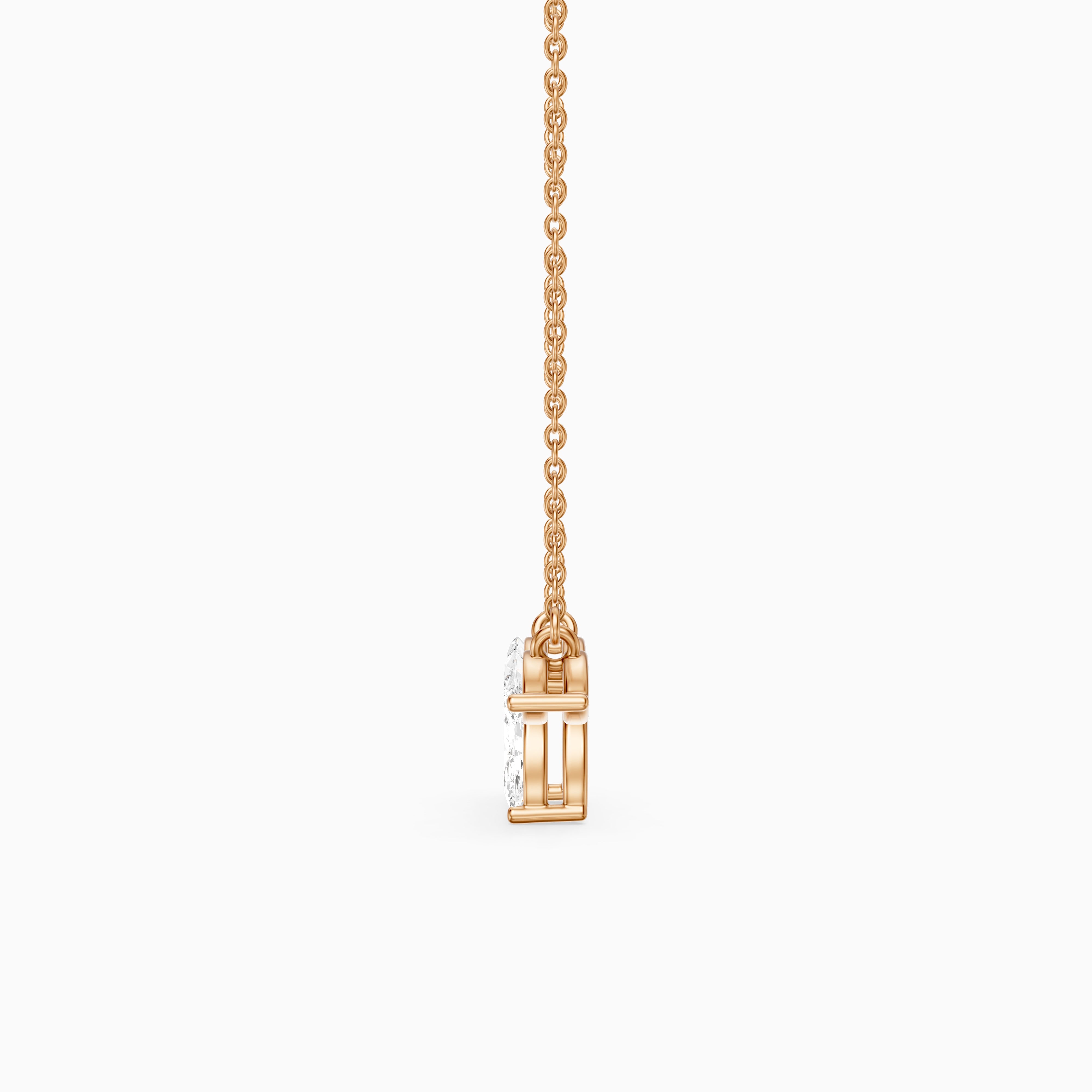 Annabelle Marquise Lab Grown Diamond Cluster Pendant