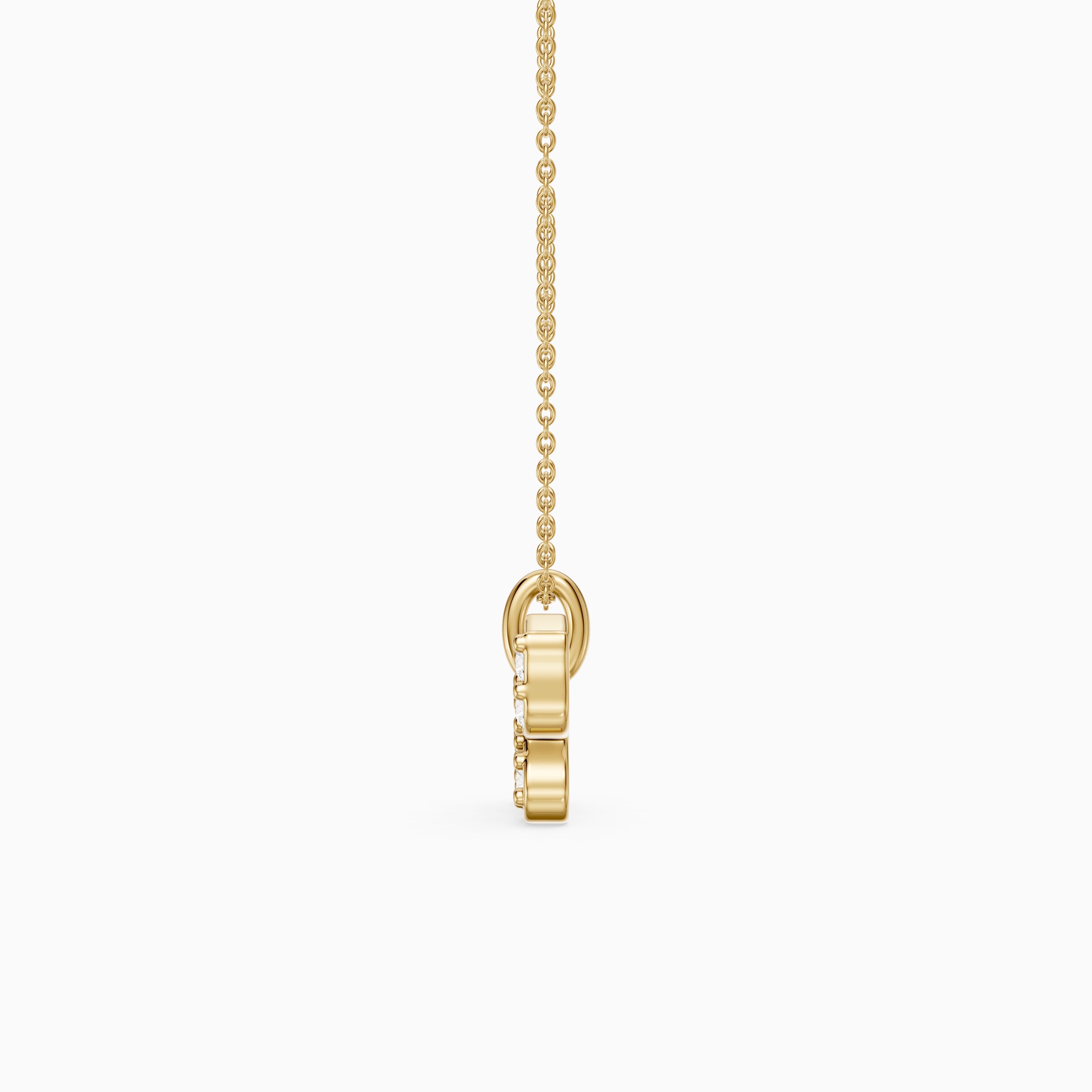 Ryleigh Round Lab Grown Diamond Butterfly Pendant