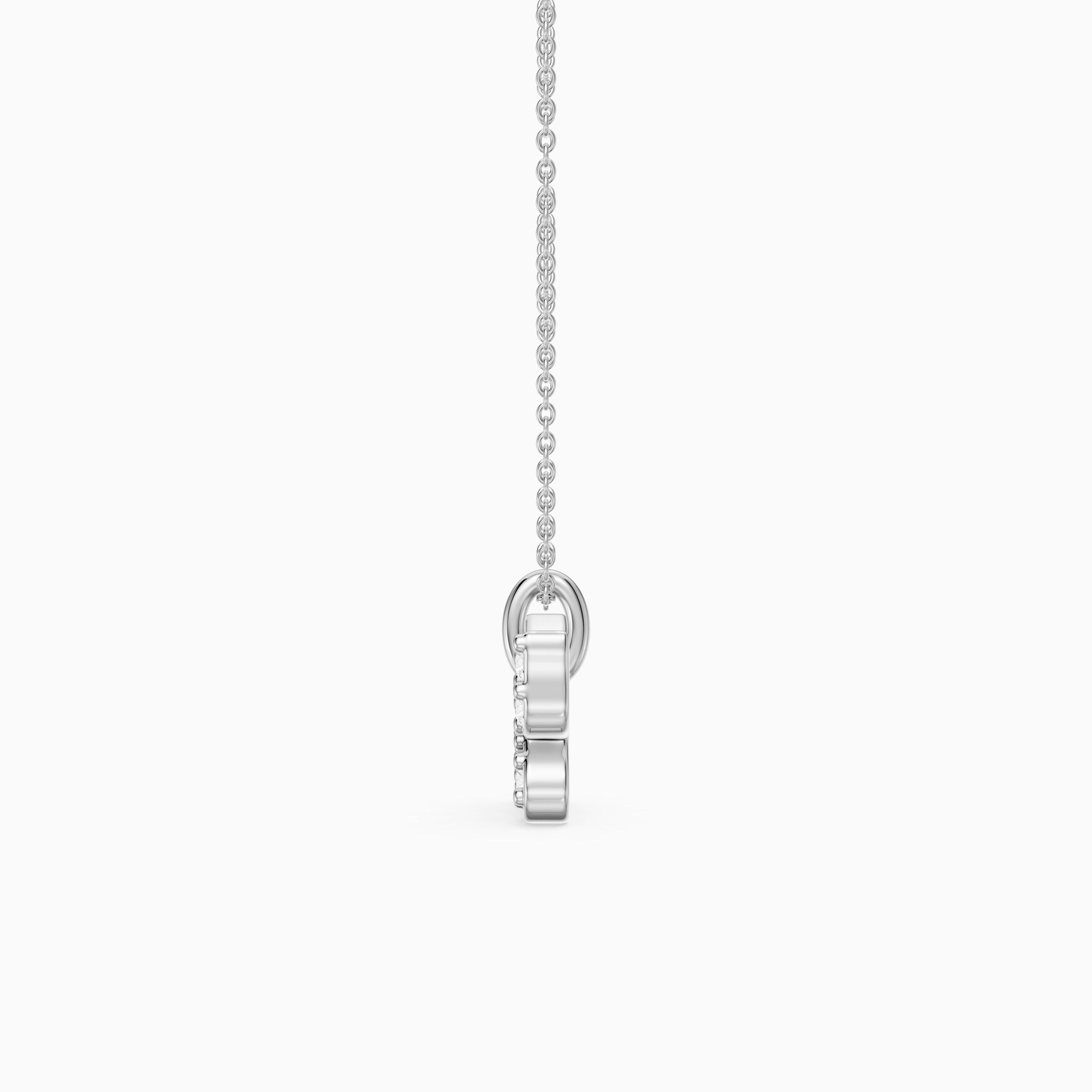Ryleigh Round Lab Grown Diamond Butterfly Pendant