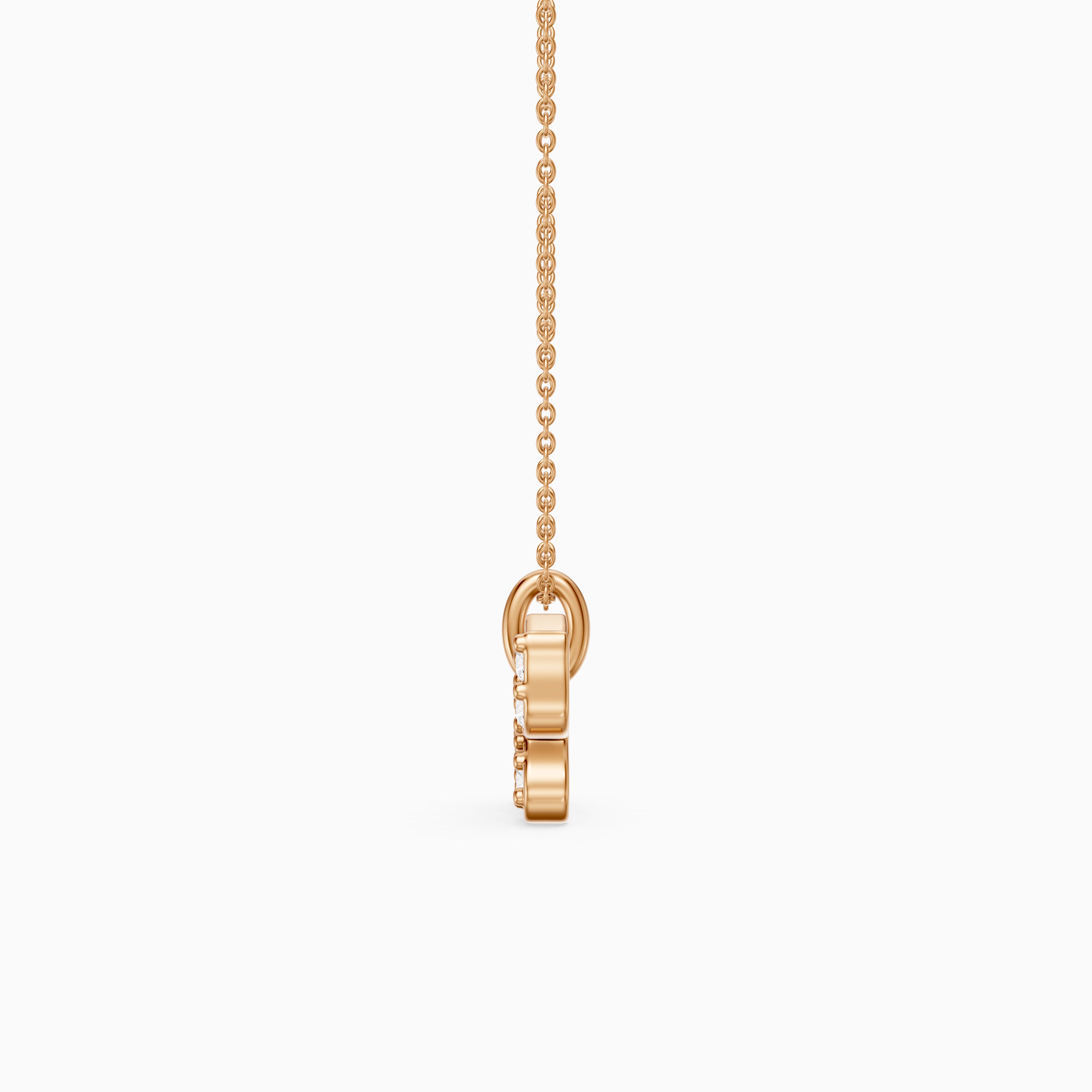Ryleigh Round Lab Grown Diamond Butterfly Pendant