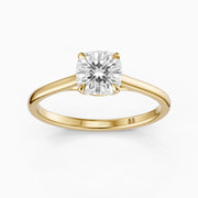 Corina 4 Prong Cushion Cut Solitaire Lab Grown Diamond Ring