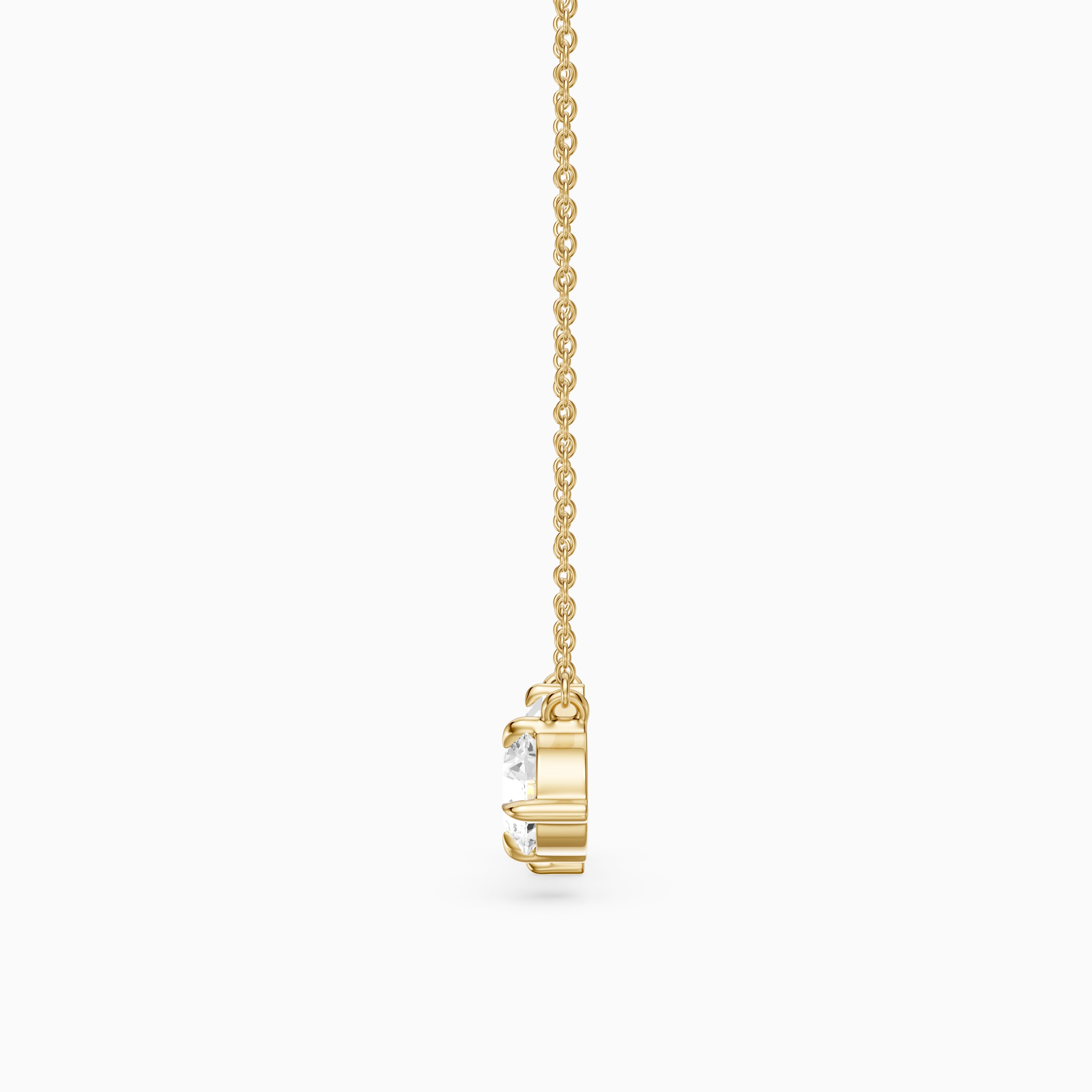 Gracie Marquise, Baguette and Round Lab Grown Diamond Trio Necklace