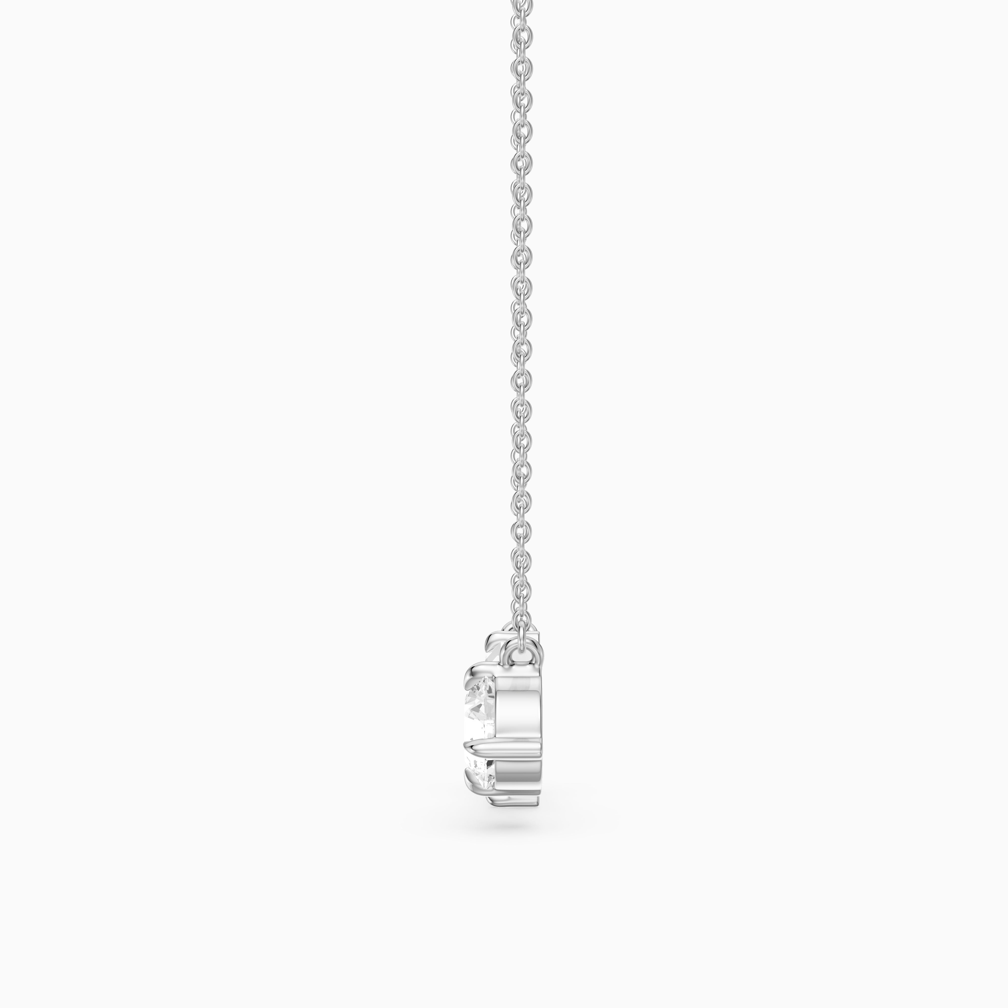 Gracie Marquise, Baguette and Round Lab Grown Diamond Trio Necklace