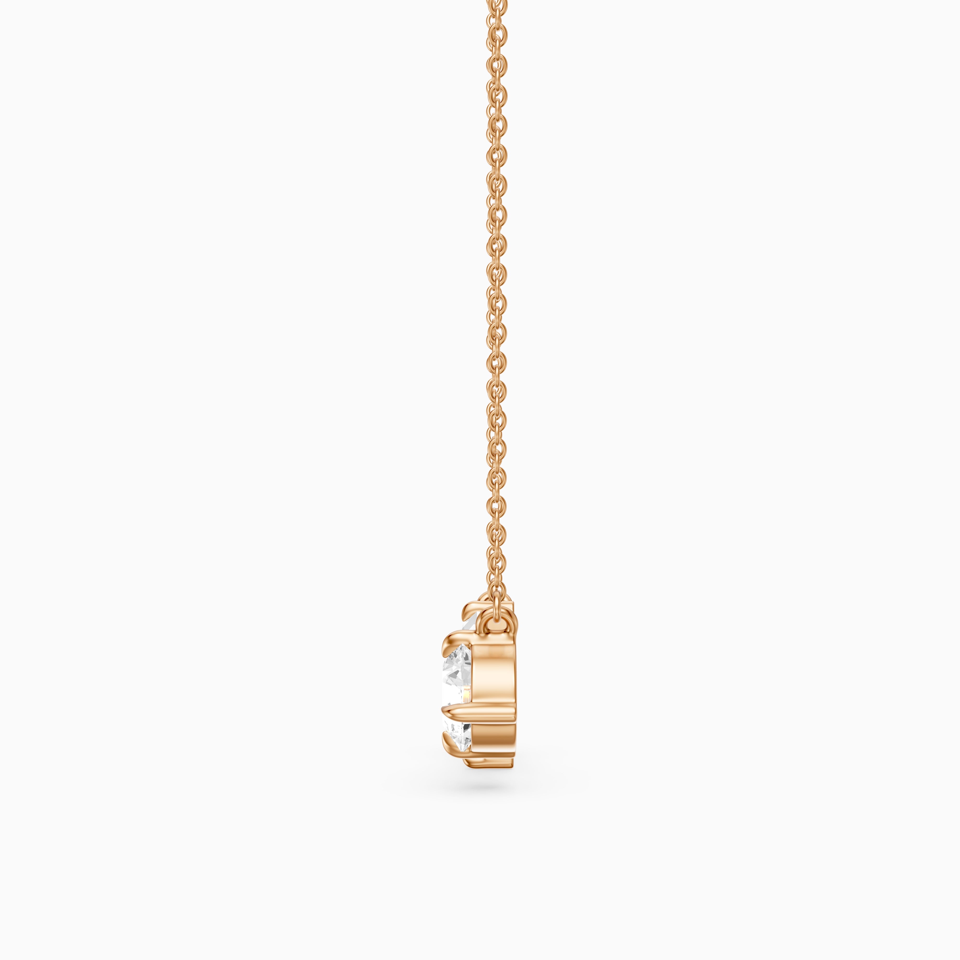 Gracie Marquise, Baguette and Round Lab Grown Diamond Trio Necklace