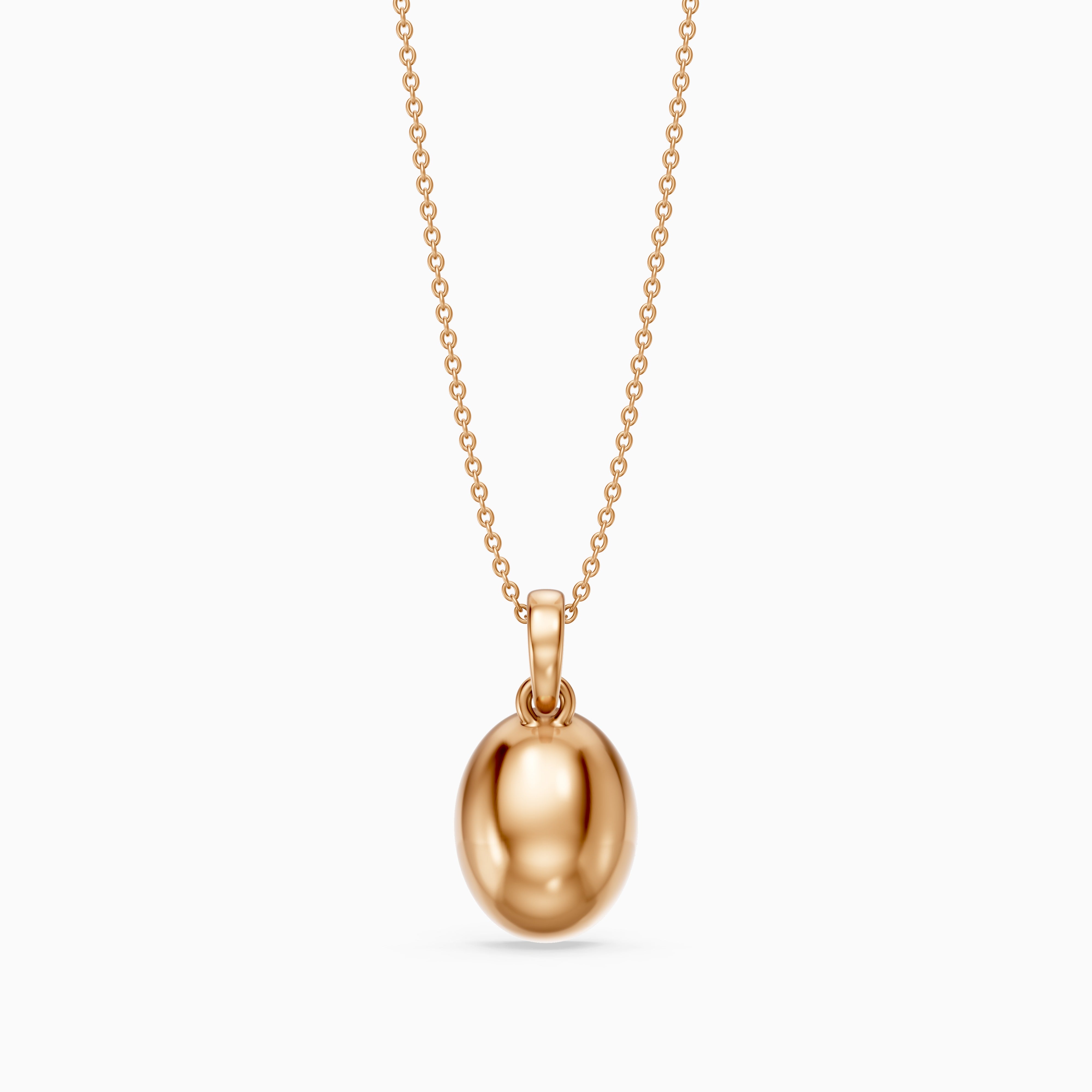 Agnese Oval Solitaire Lab Grown Diamond Pendant