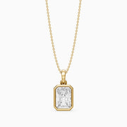 Gianna Radiant Cut Solitaire Lab Grown Diamond Pendant