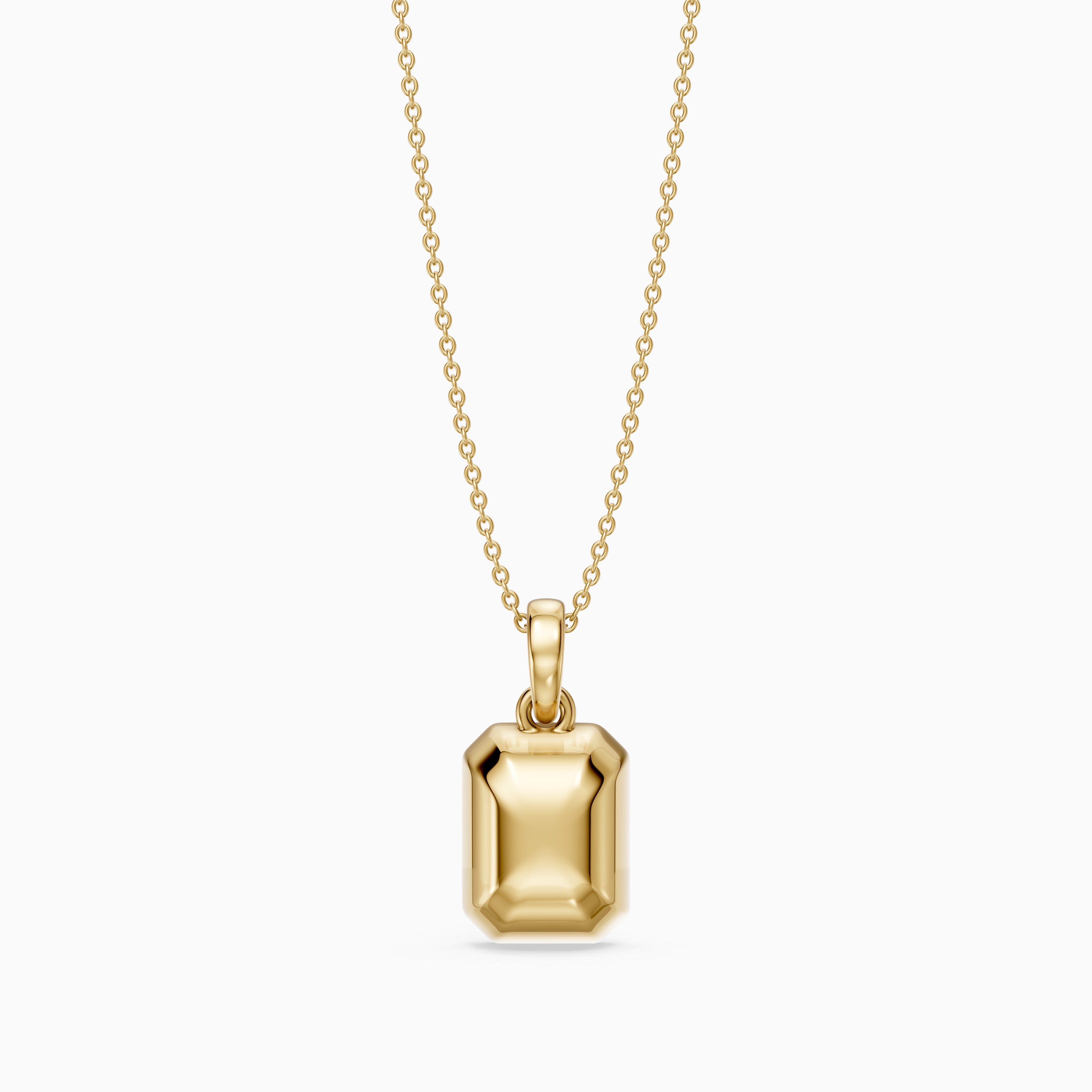 Gianna Radiant Cut Solitaire Lab Grown Diamond Pendant