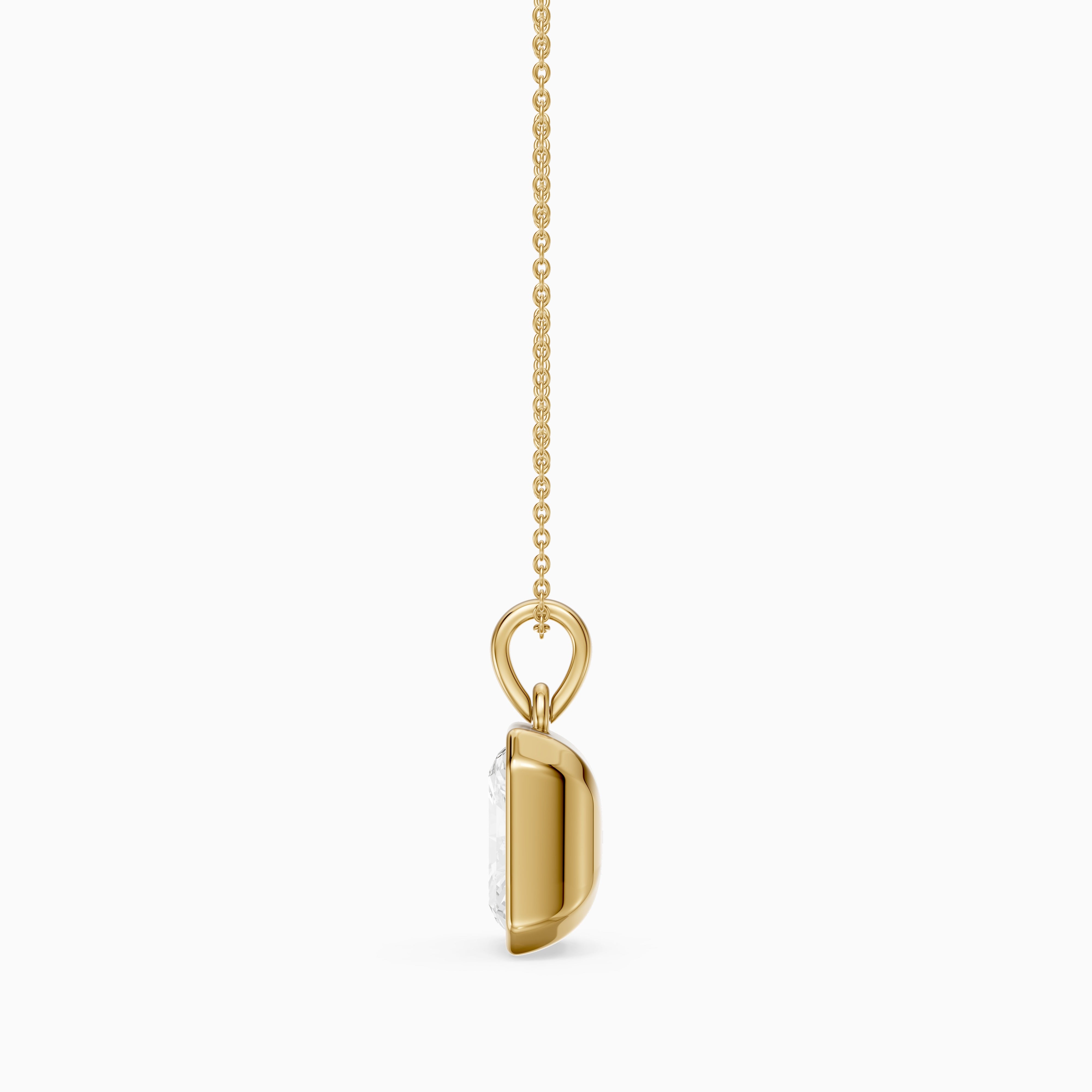 Gianna Radiant Cut Solitaire Lab Grown Diamond Pendant