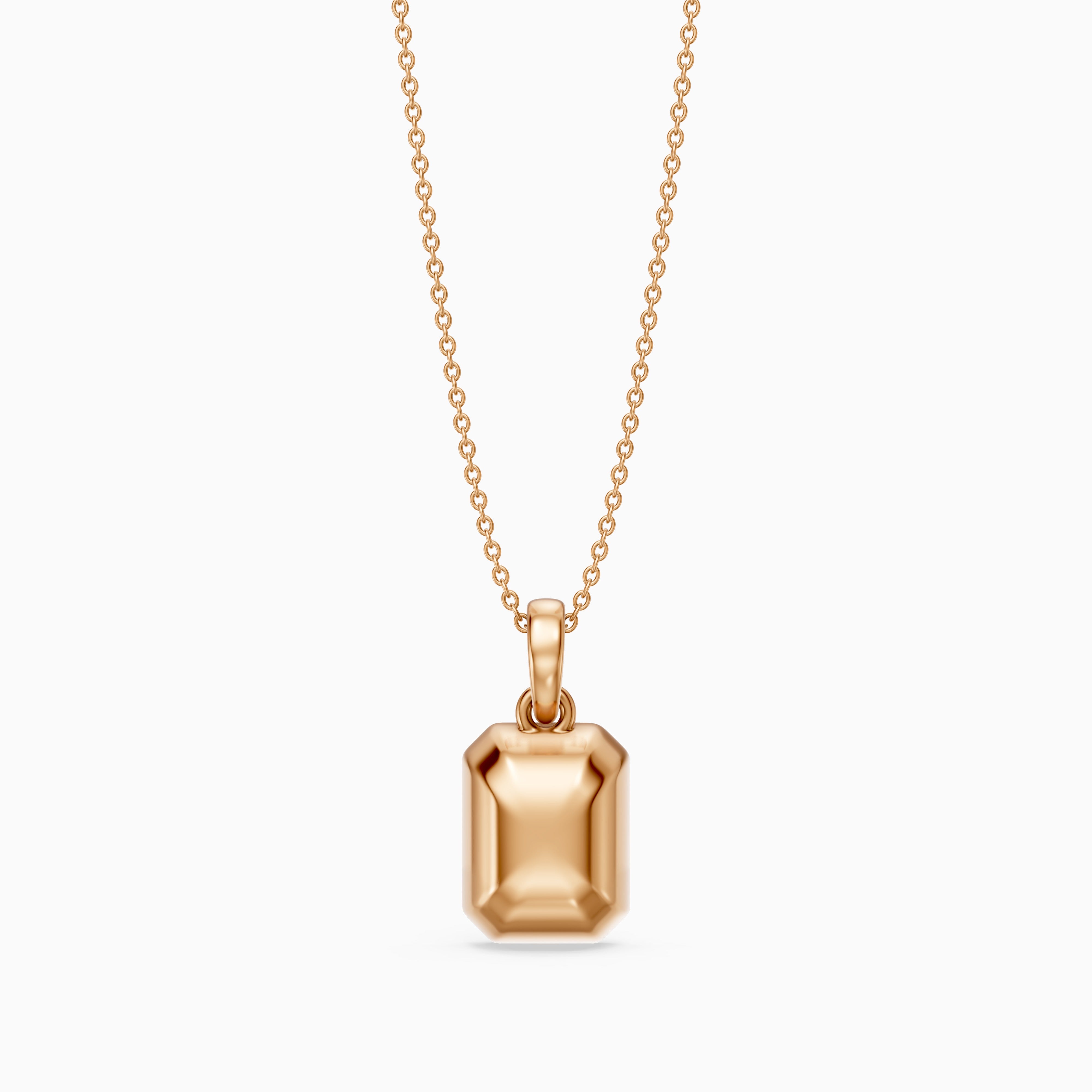 Gianna Radiant Cut Solitaire Lab Grown Diamond Pendant