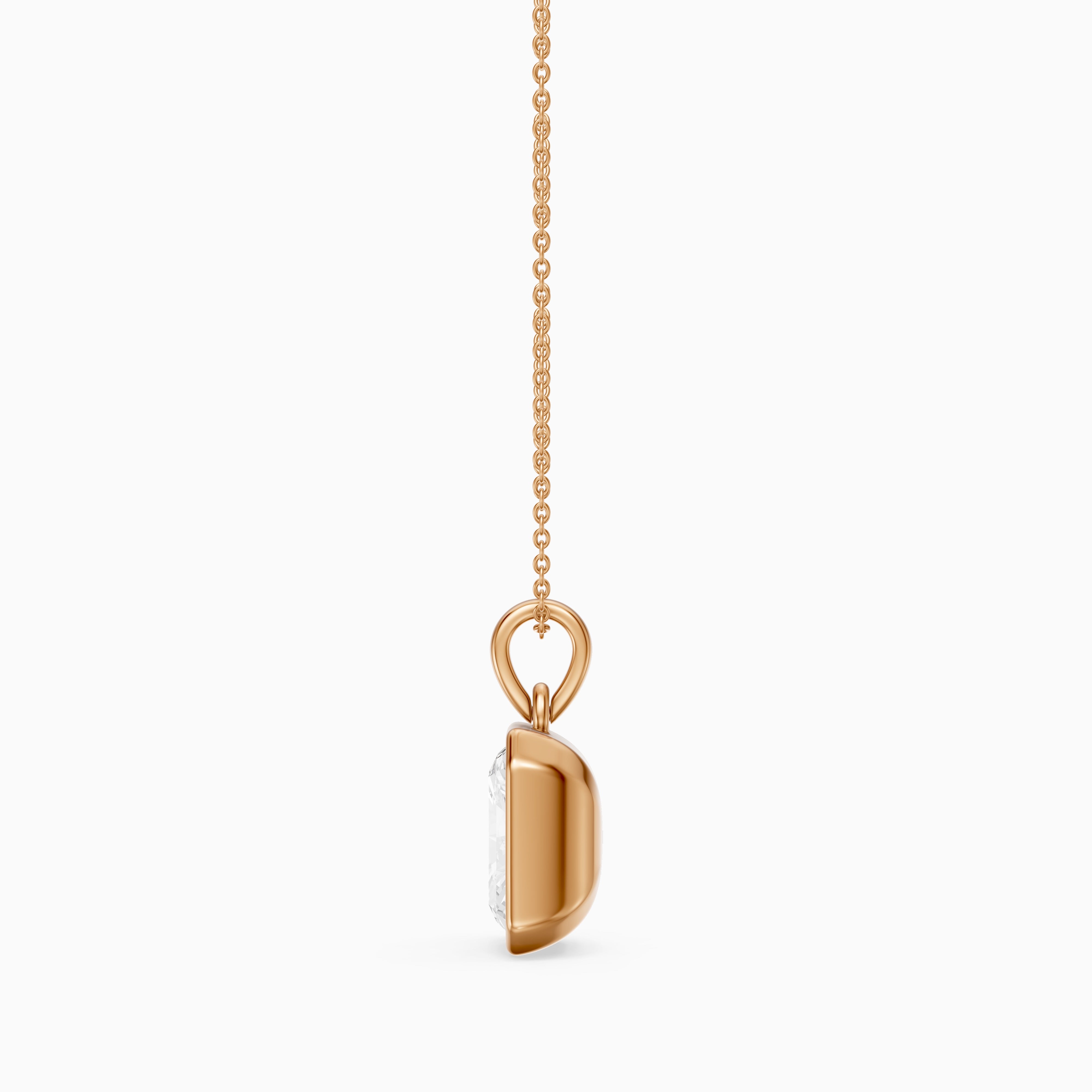Gianna Radiant Cut Solitaire Lab Grown Diamond Pendant