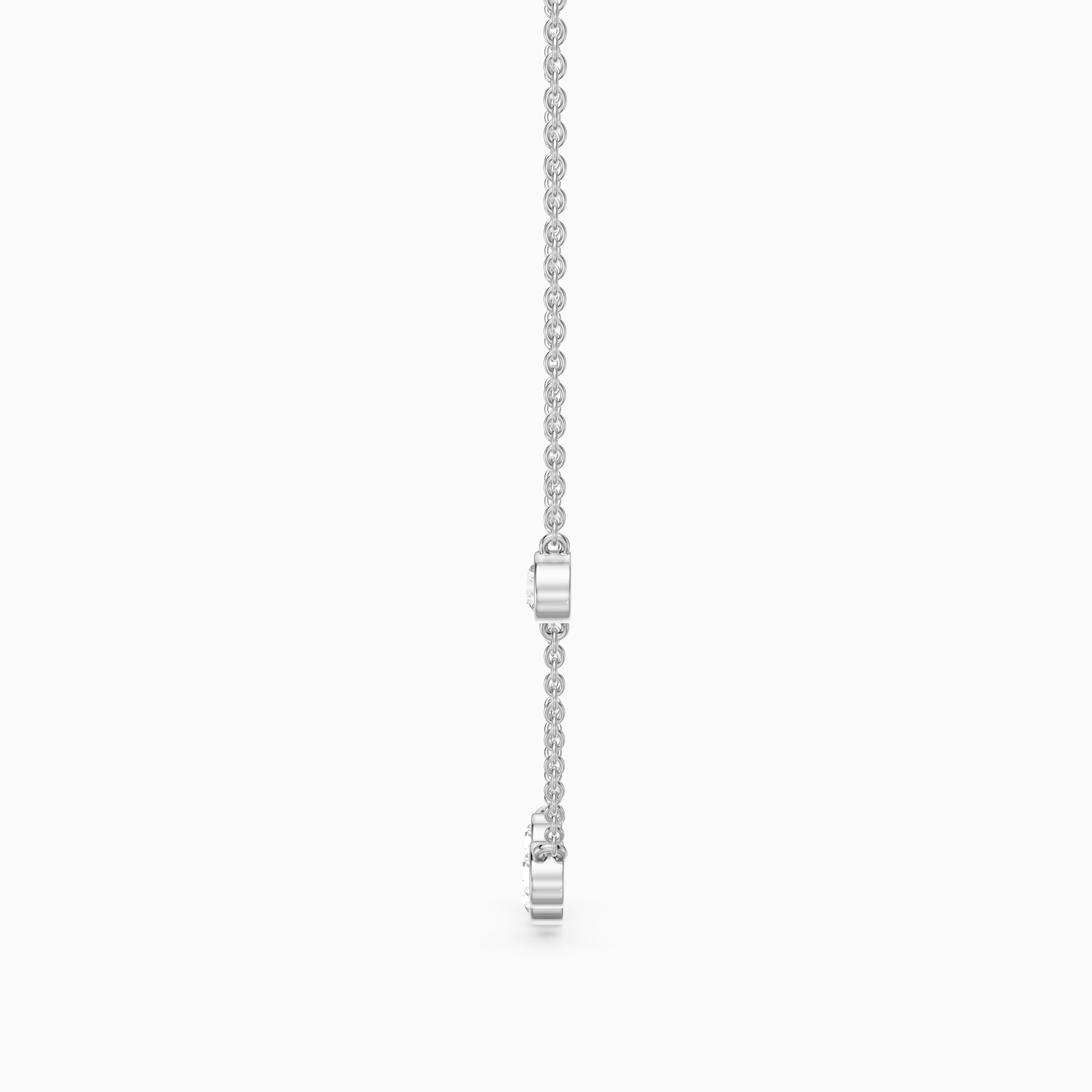 Amalia Round Lab Grown Diamond Station Necklace