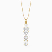Clara Mixed Shape Lab Grown Diamond Drop Pendant