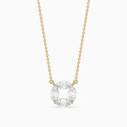 Alyssa Marquise Lab Grown Diamond Circle Pendant