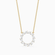 Edda Marquise Lab Grown Diamond Wreath Necklace