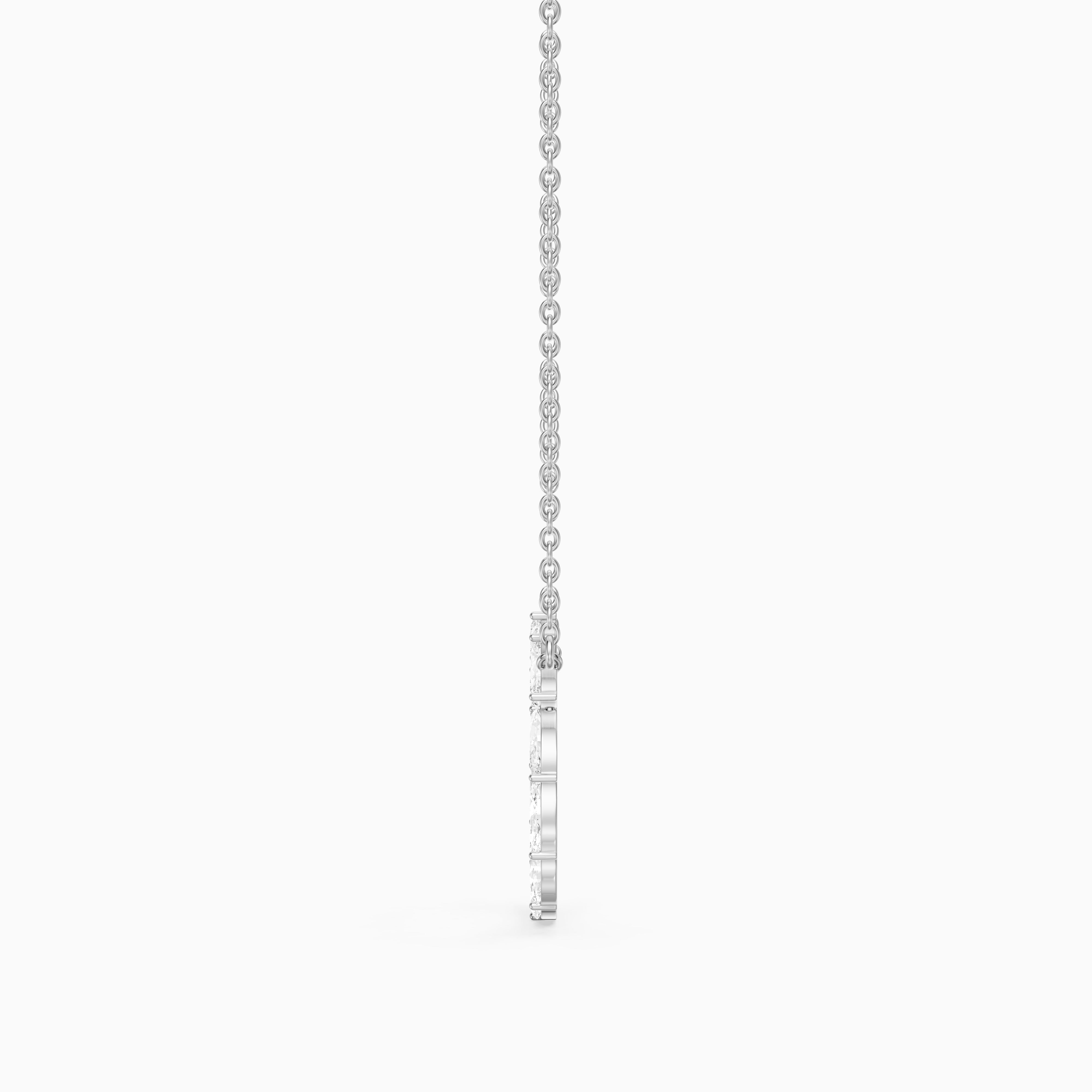 Edda Marquise Lab Grown Diamond Wreath Necklace