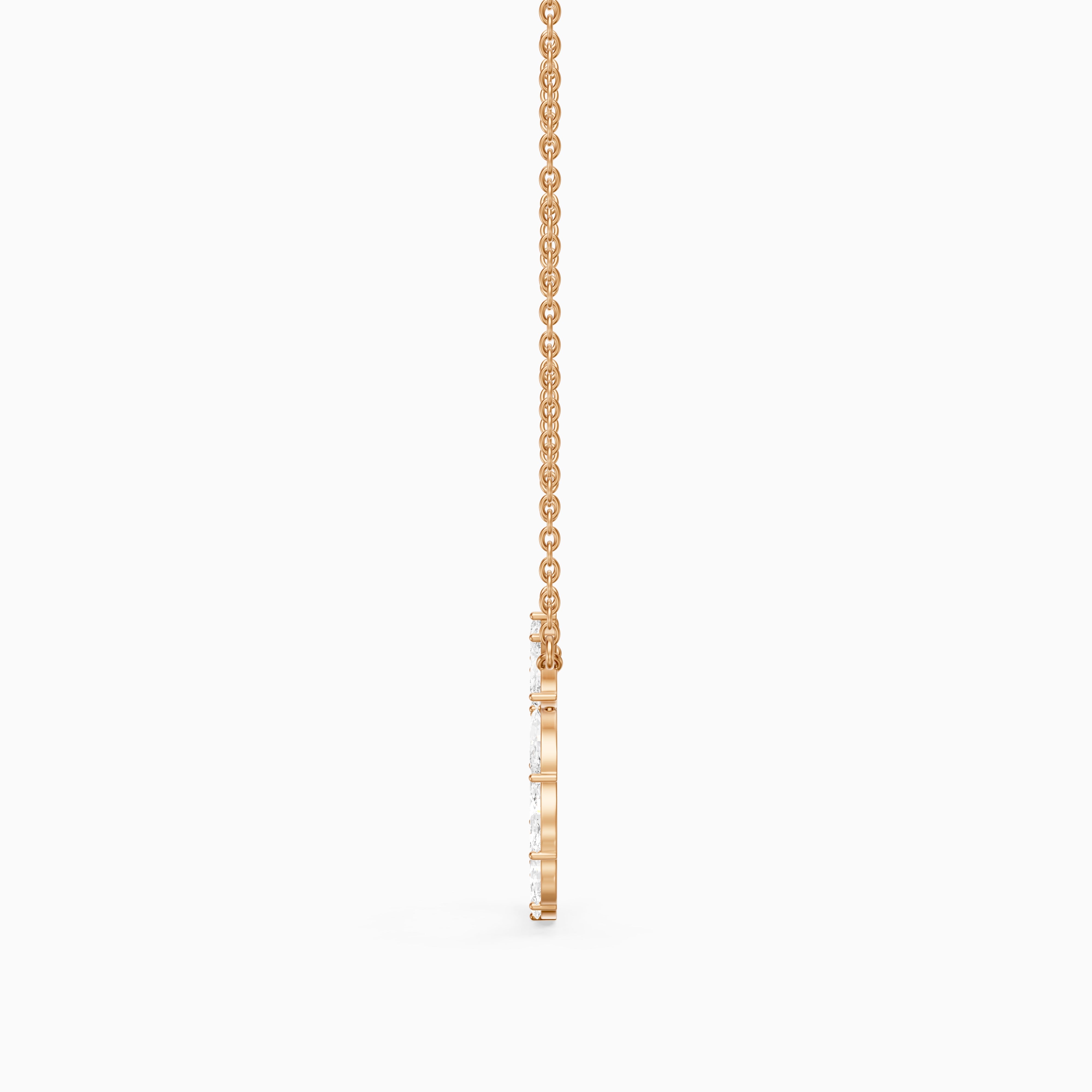 Edda Marquise Lab Grown Diamond Wreath Necklace