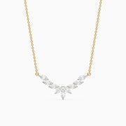 Felicia Marquise Lab Grown Diamond Chevron Necklace