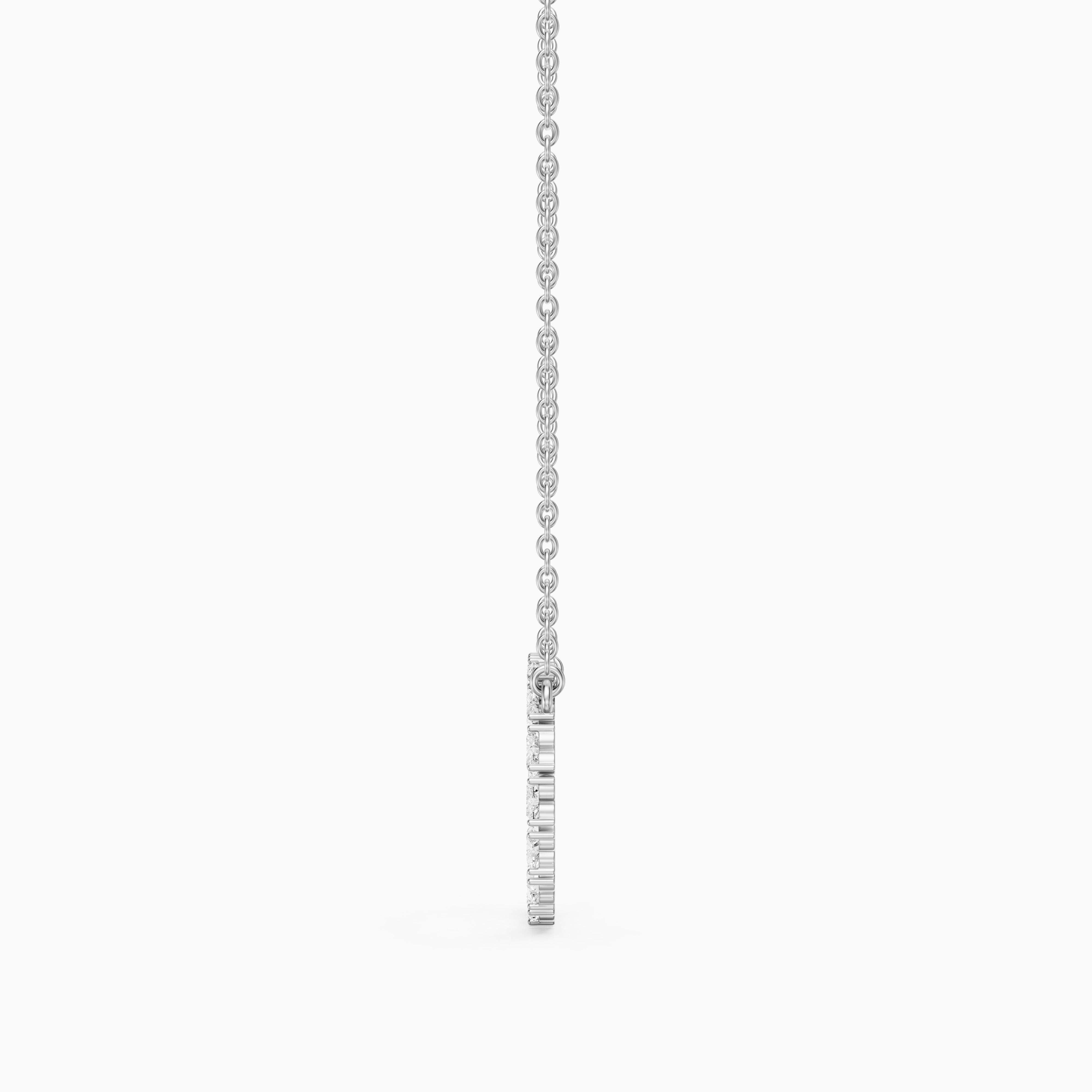 Iqra Heart Shape Lab Grown Diamond Circle Pendant