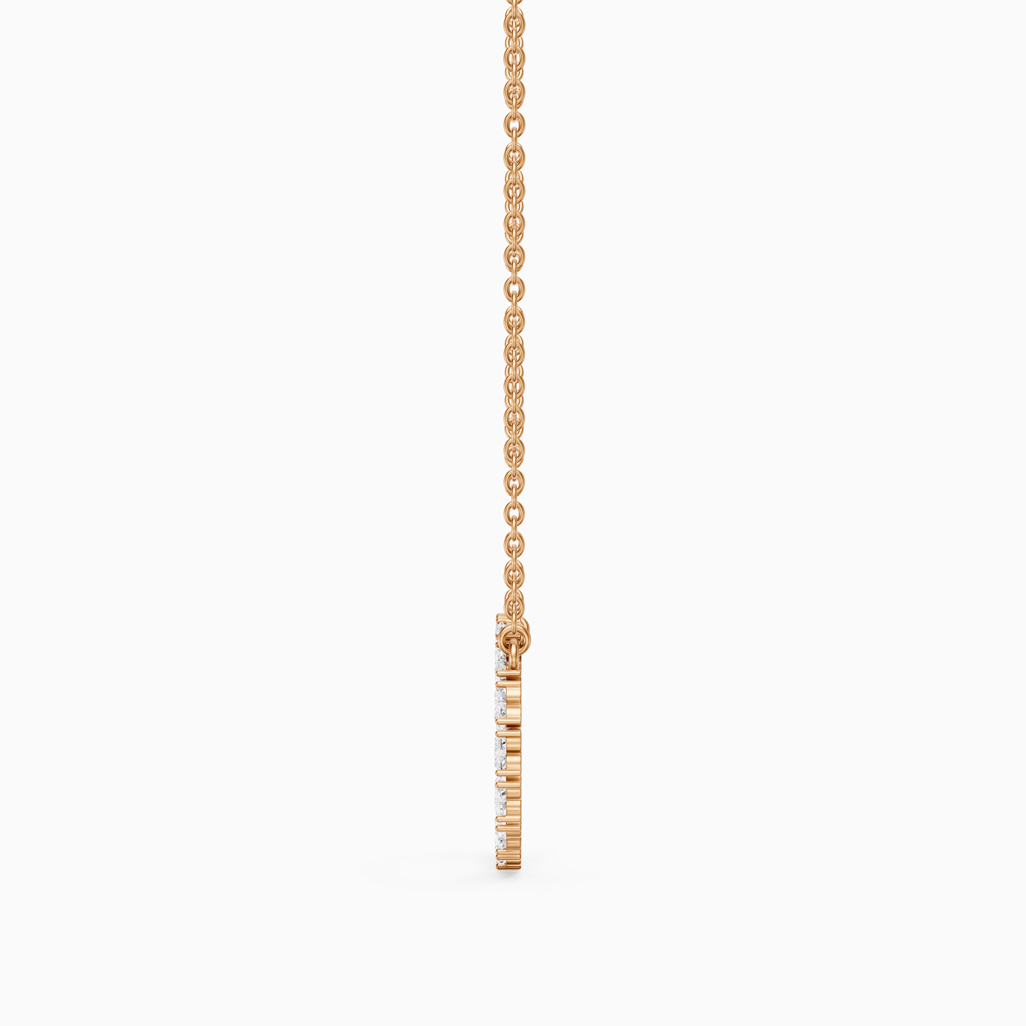 Iqra Heart Shape Lab Grown Diamond Circle Pendant