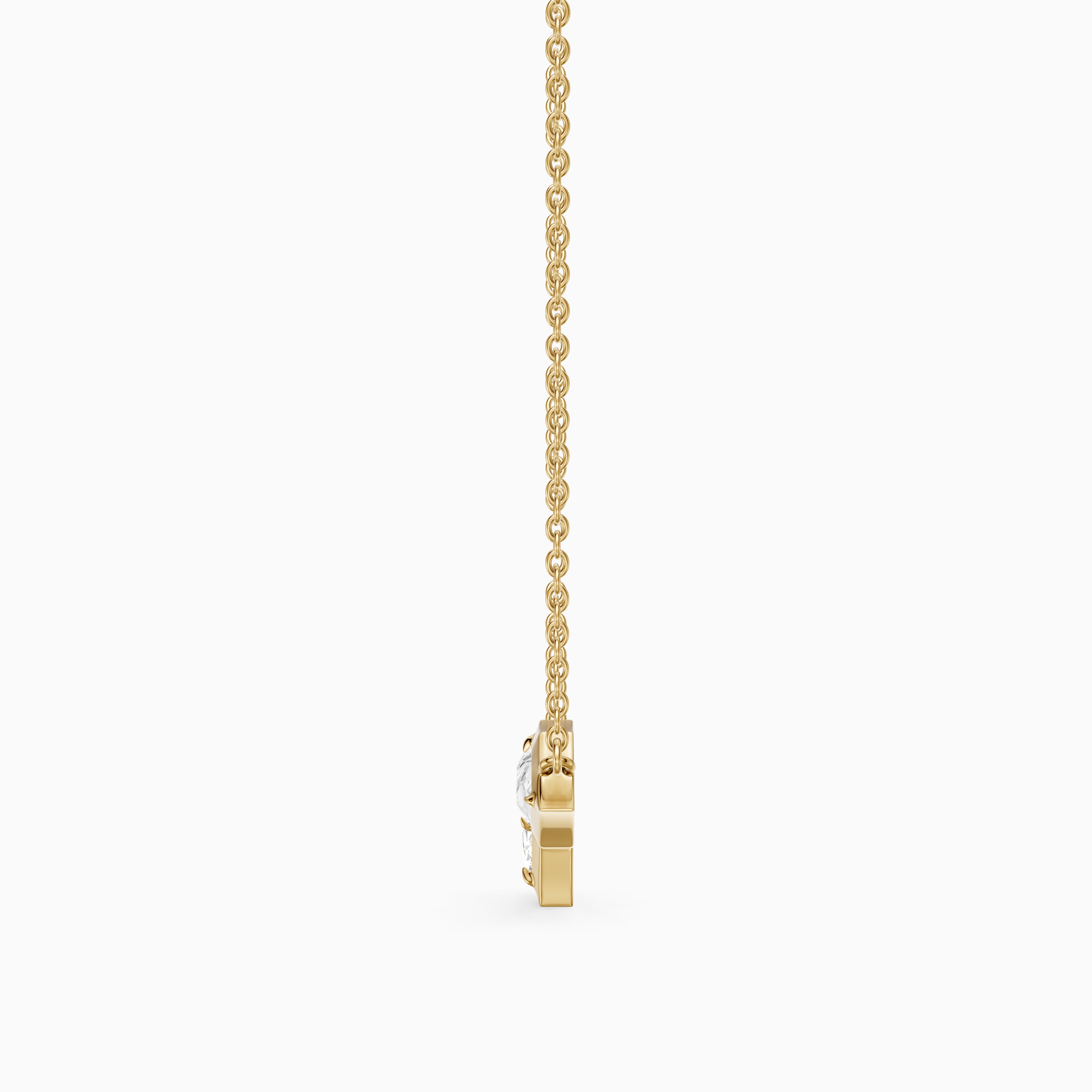 Ivana Marquise and Pear Lab Grown Diamond Toi et Moi Pendant
