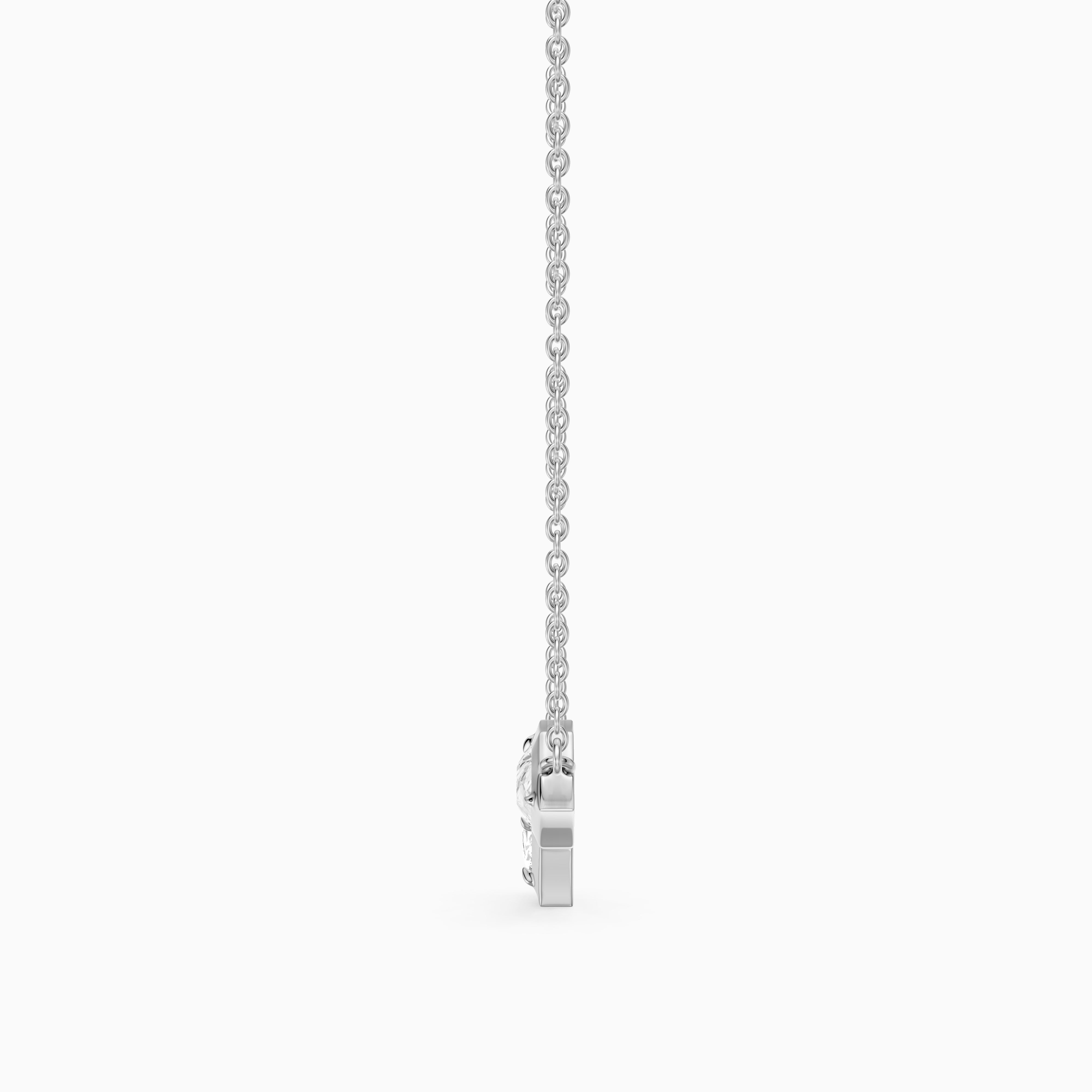 Ivana Marquise and Pear Lab Grown Diamond Toi et Moi Pendant