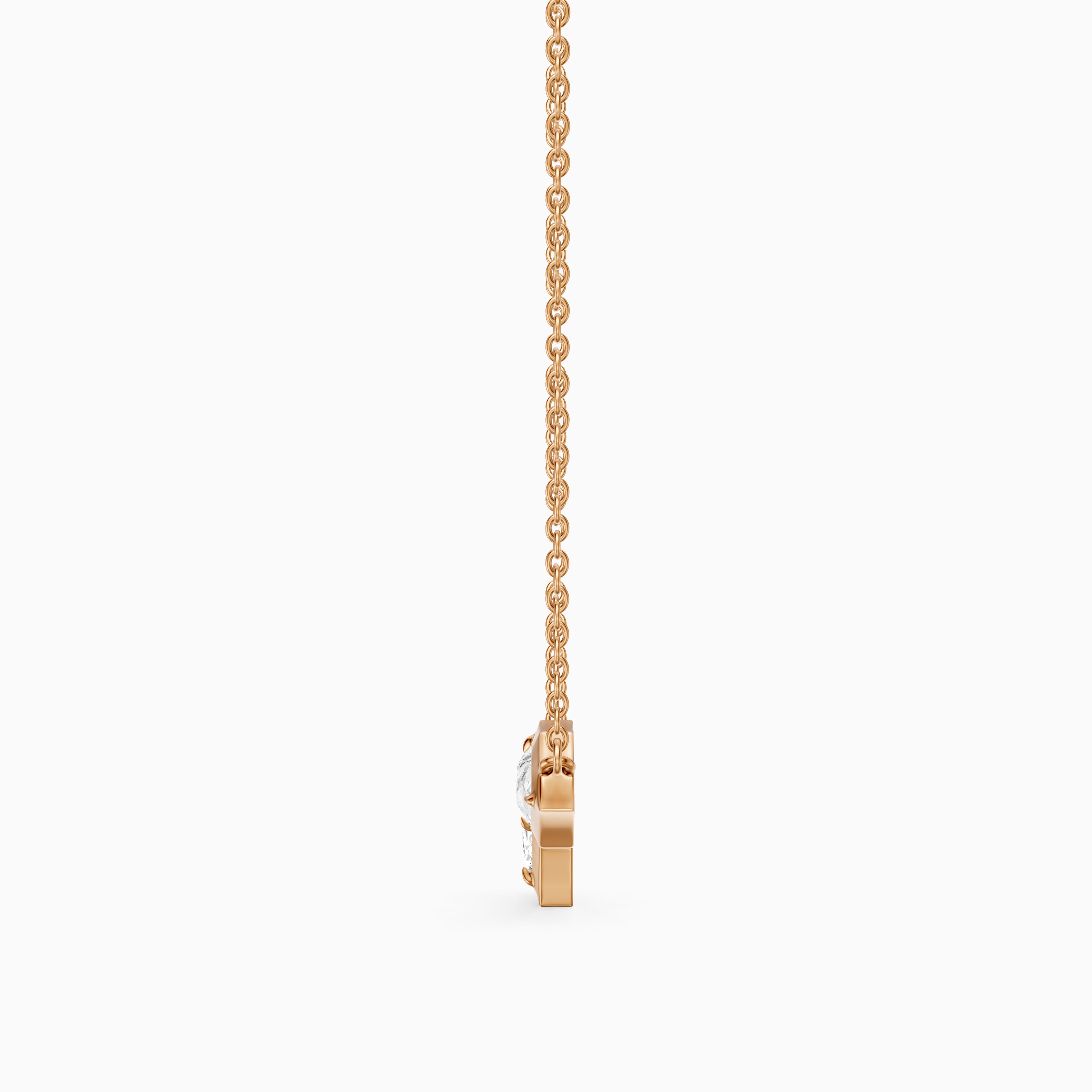 Ivana Marquise and Pear Lab Grown Diamond Toi et Moi Pendant