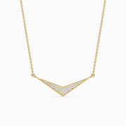 Klara V Shape Lab Grown Diamond Necklace