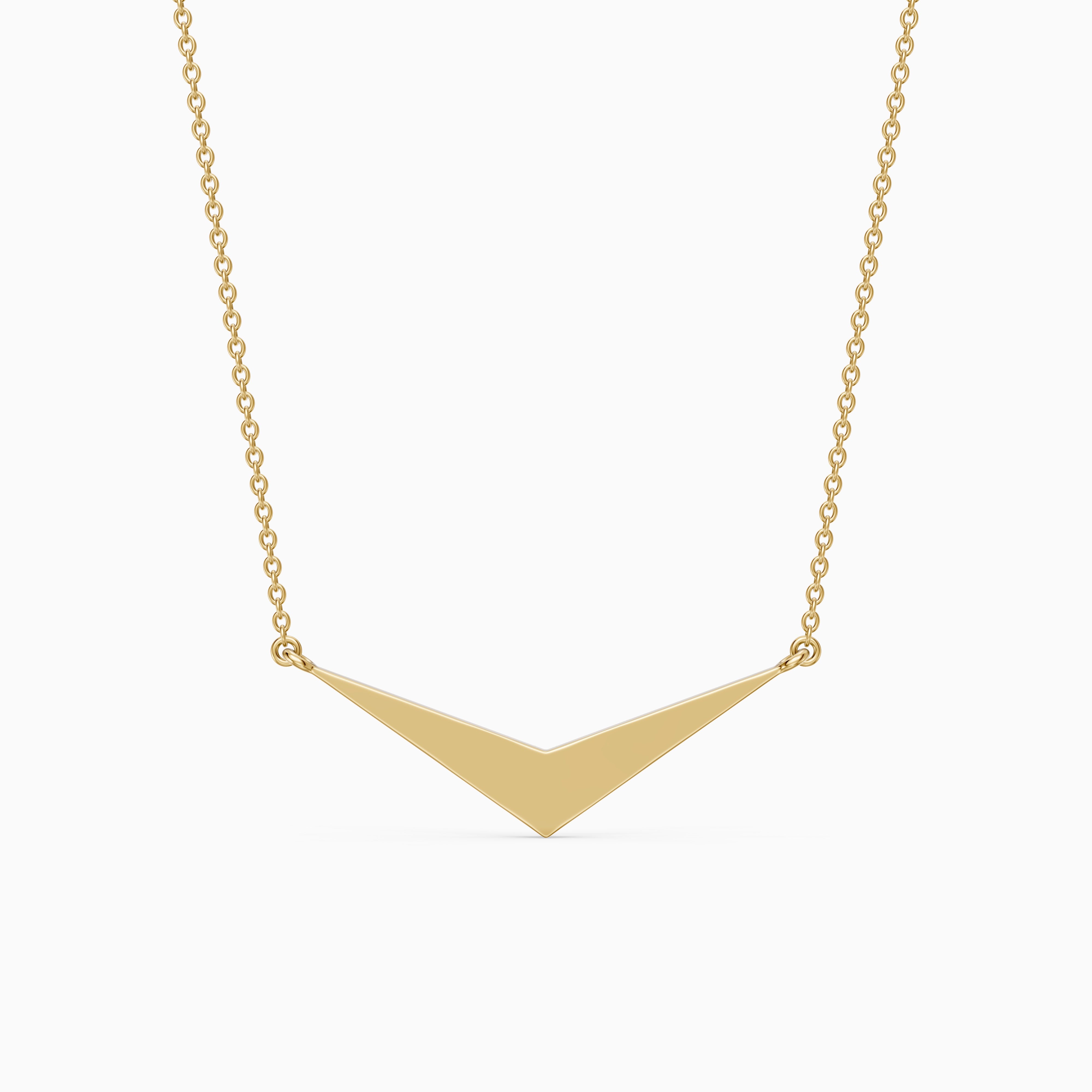 Klara V Shape Lab Grown Diamond Necklace