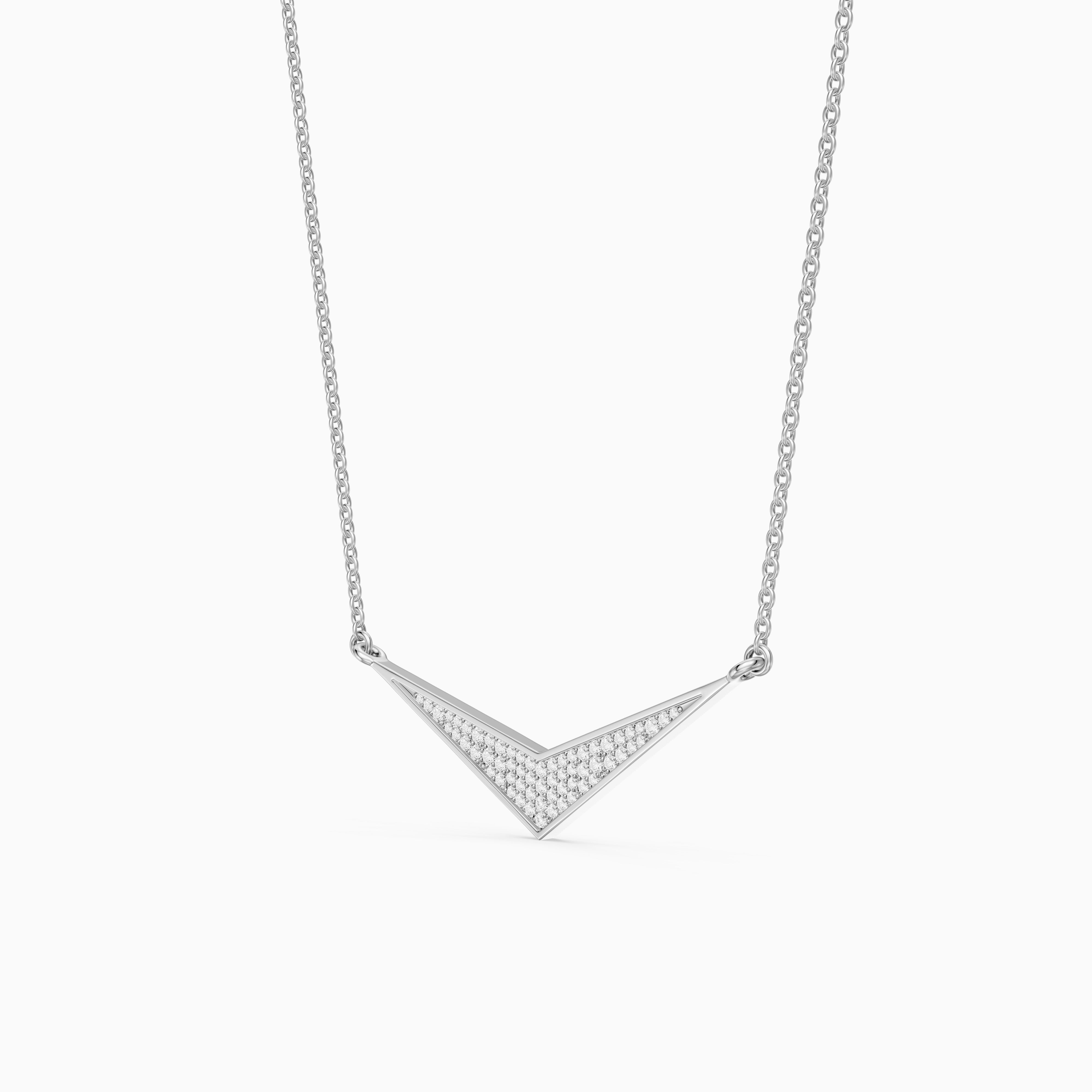 Klara V Shape Lab Grown Diamond Necklace