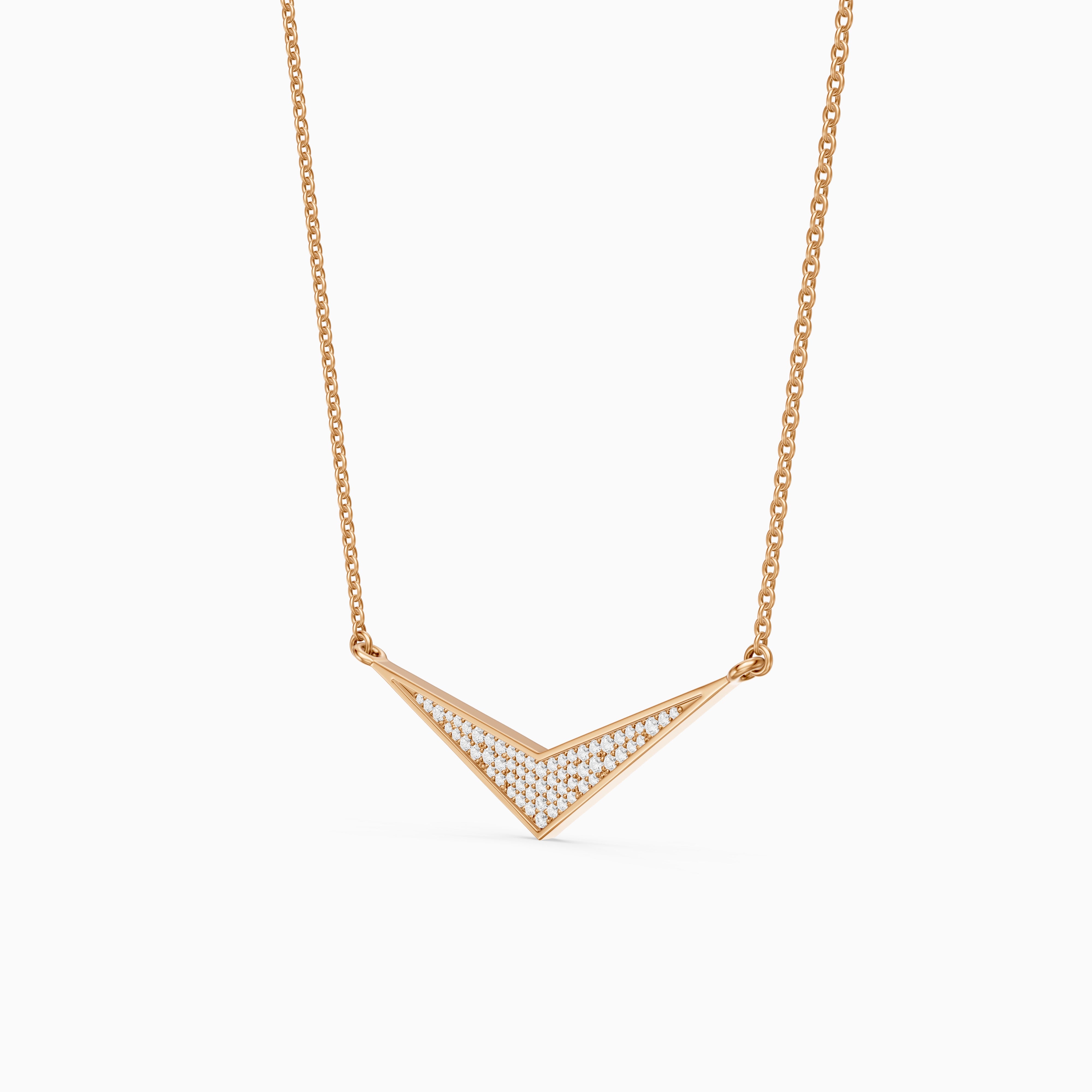 Klara V Shape Lab Grown Diamond Necklace