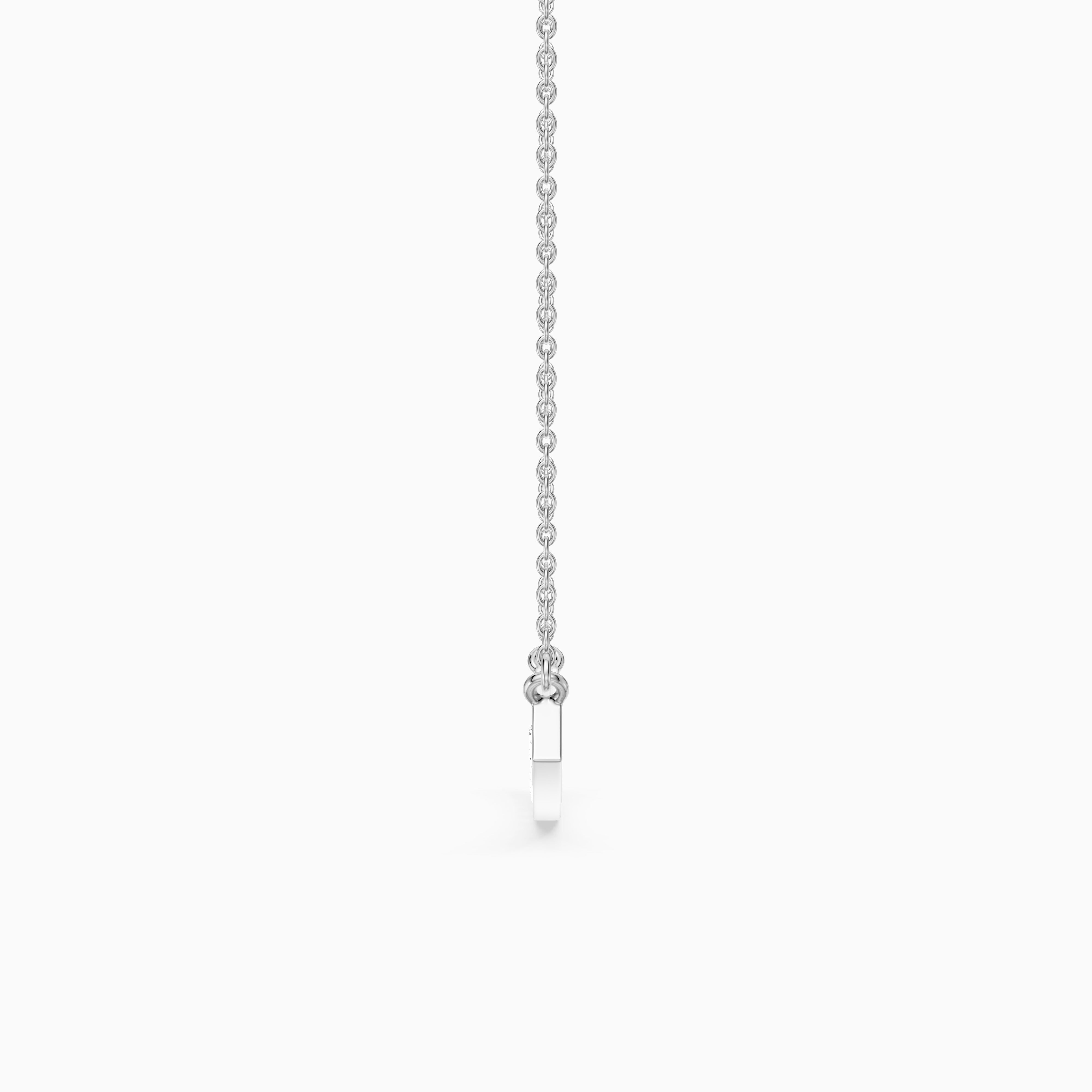 Lara Curved Bar Lab Grown Diamond Necklace