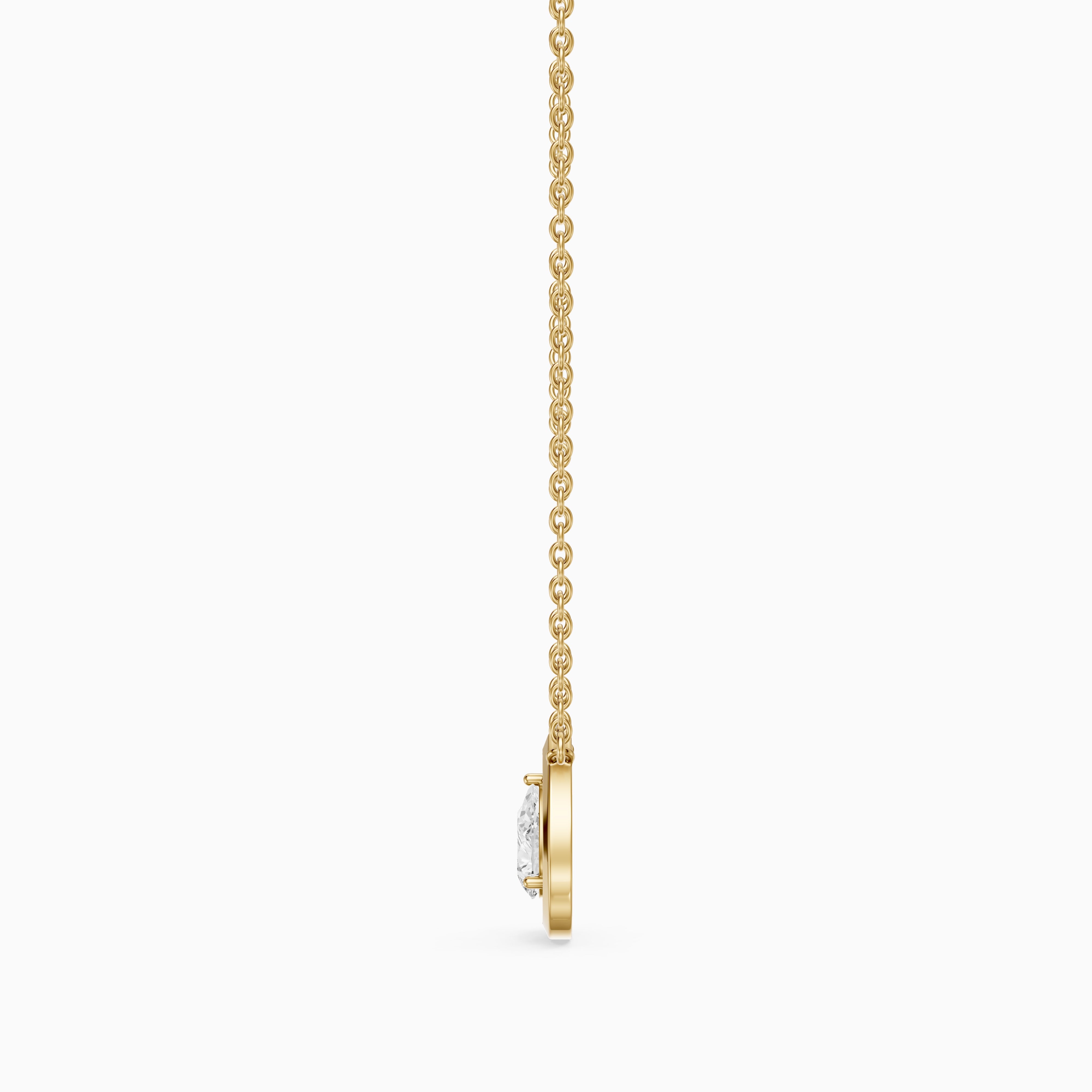 Lydia Pear Shape Lab Grown Diamond Halo Pendant