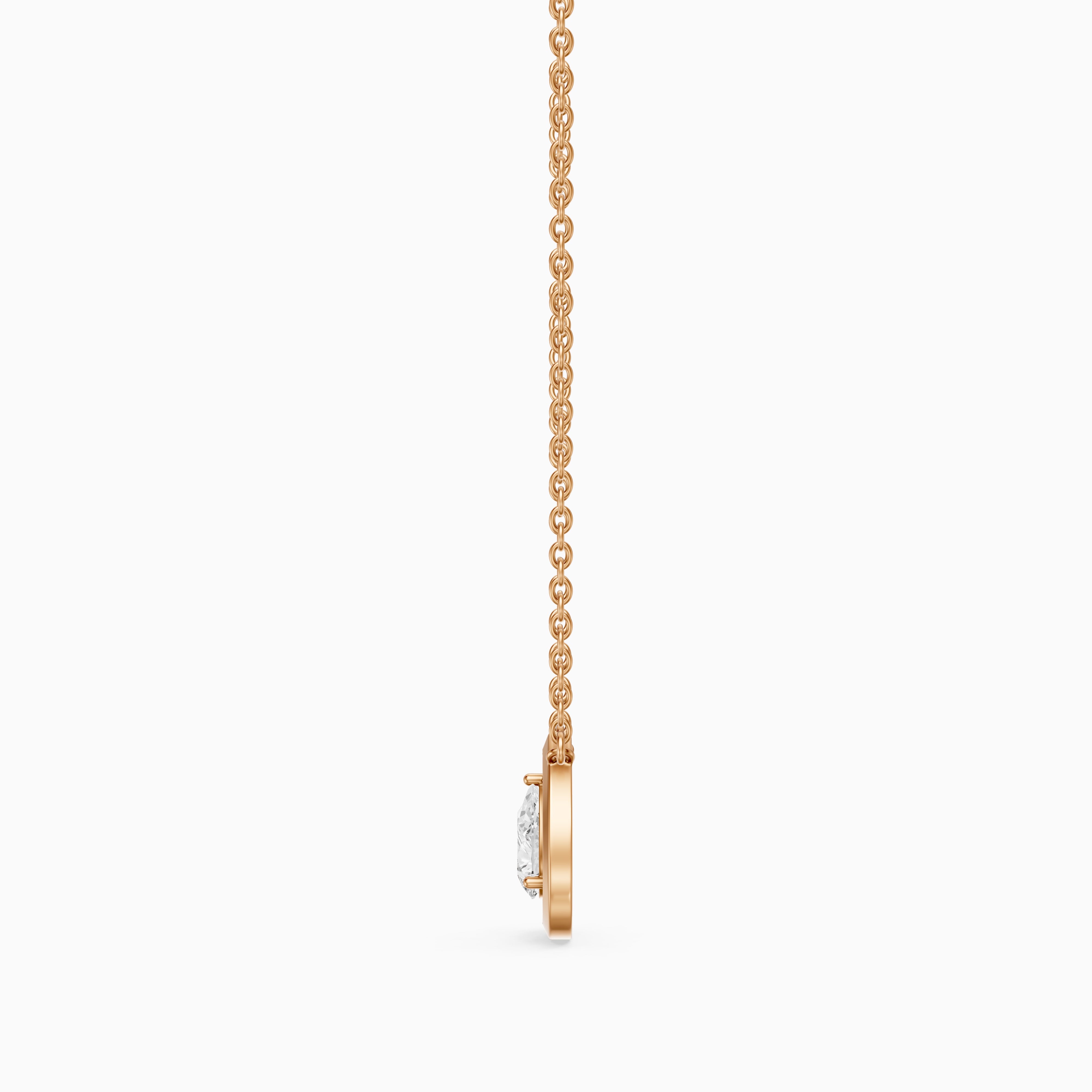 Lydia Pear Shape Lab Grown Diamond Halo Pendant