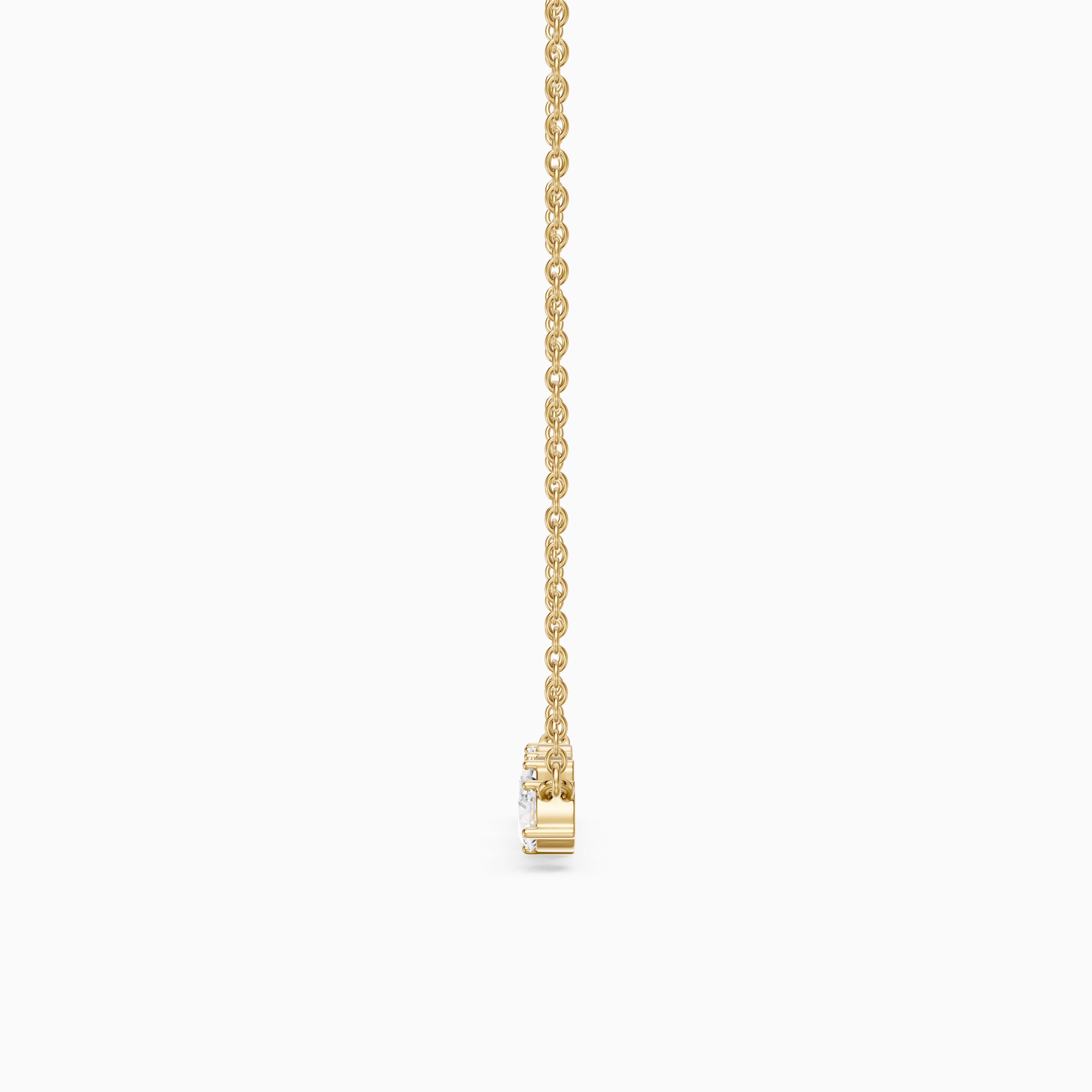 Marta Multi Shape Lab Grown Diamond Bar Necklace