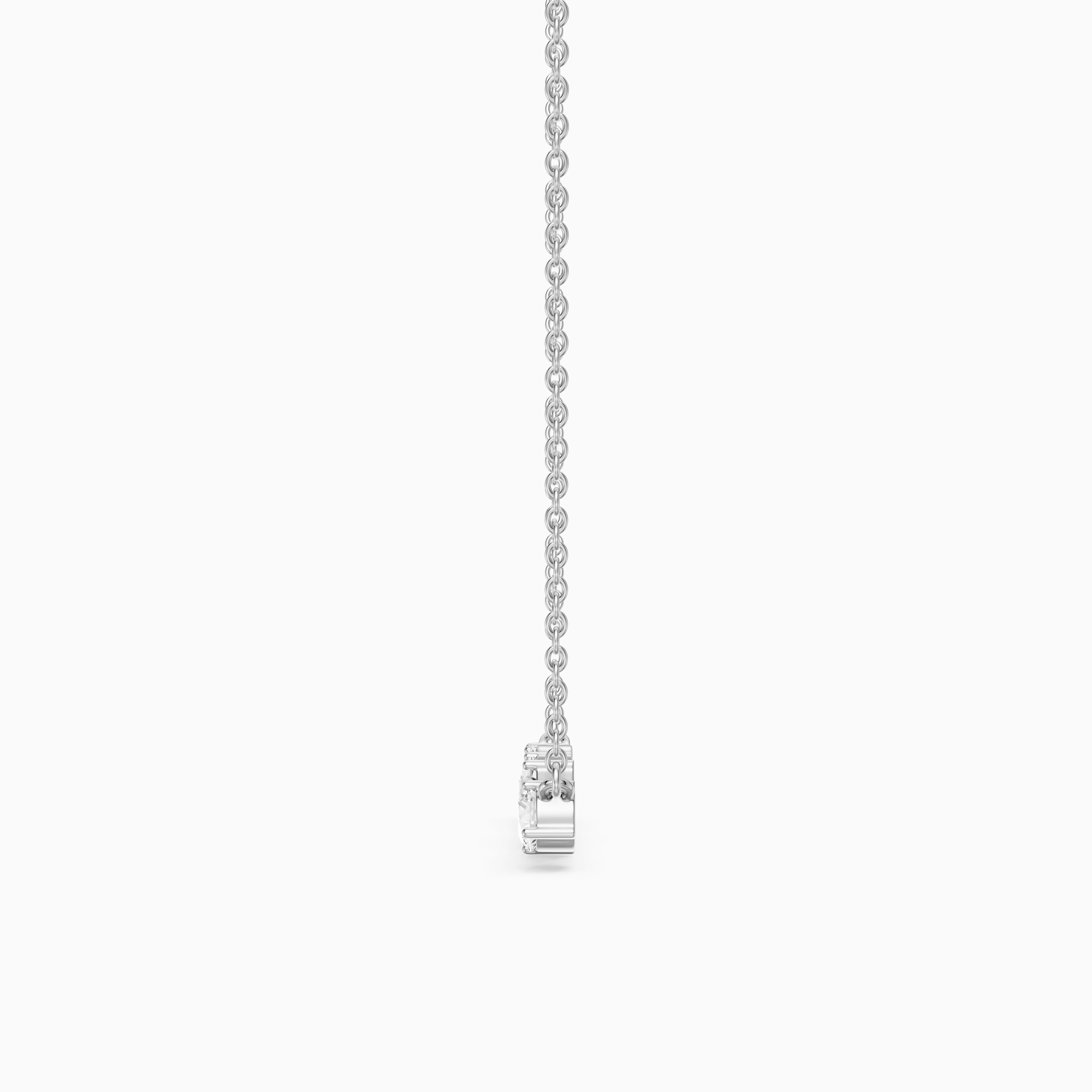 Marta Multi Shape Lab Grown Diamond Bar Necklace