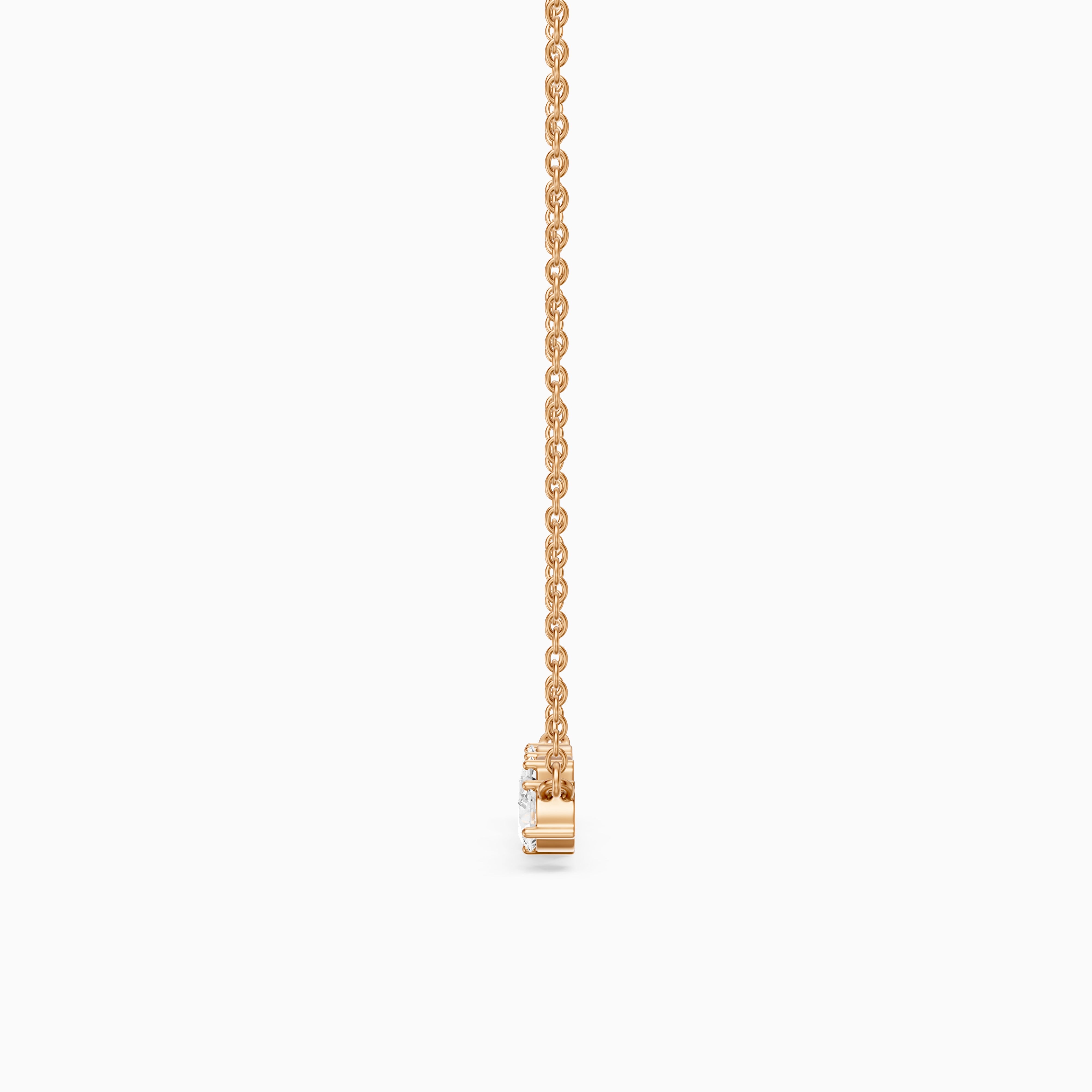 Marta Multi Shape Lab Grown Diamond Bar Necklace