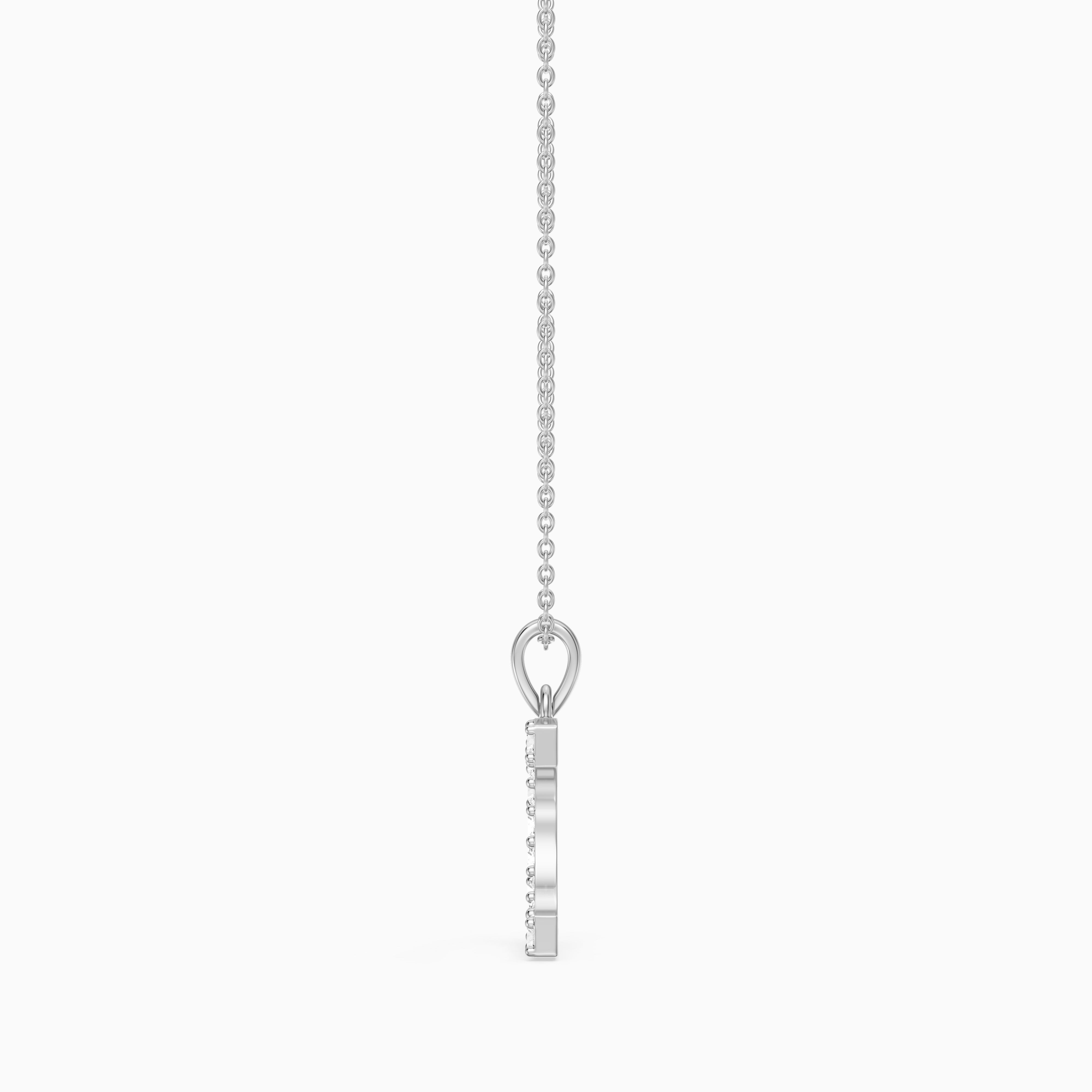 Taylor Lab Grown Diamond C Initial Pendant Necklace