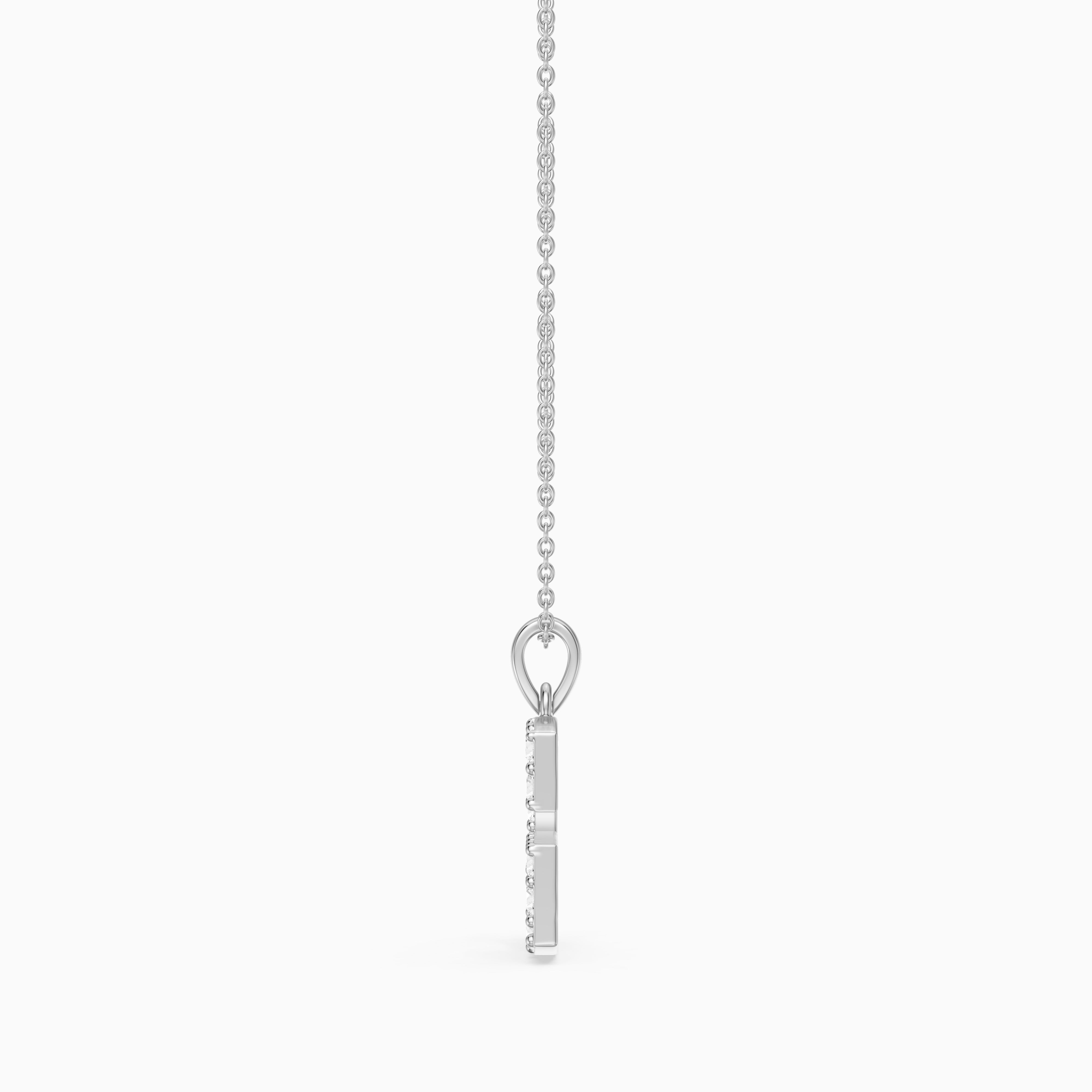 Autumn Lab Grown Diamond G Initial Pendant Necklace
