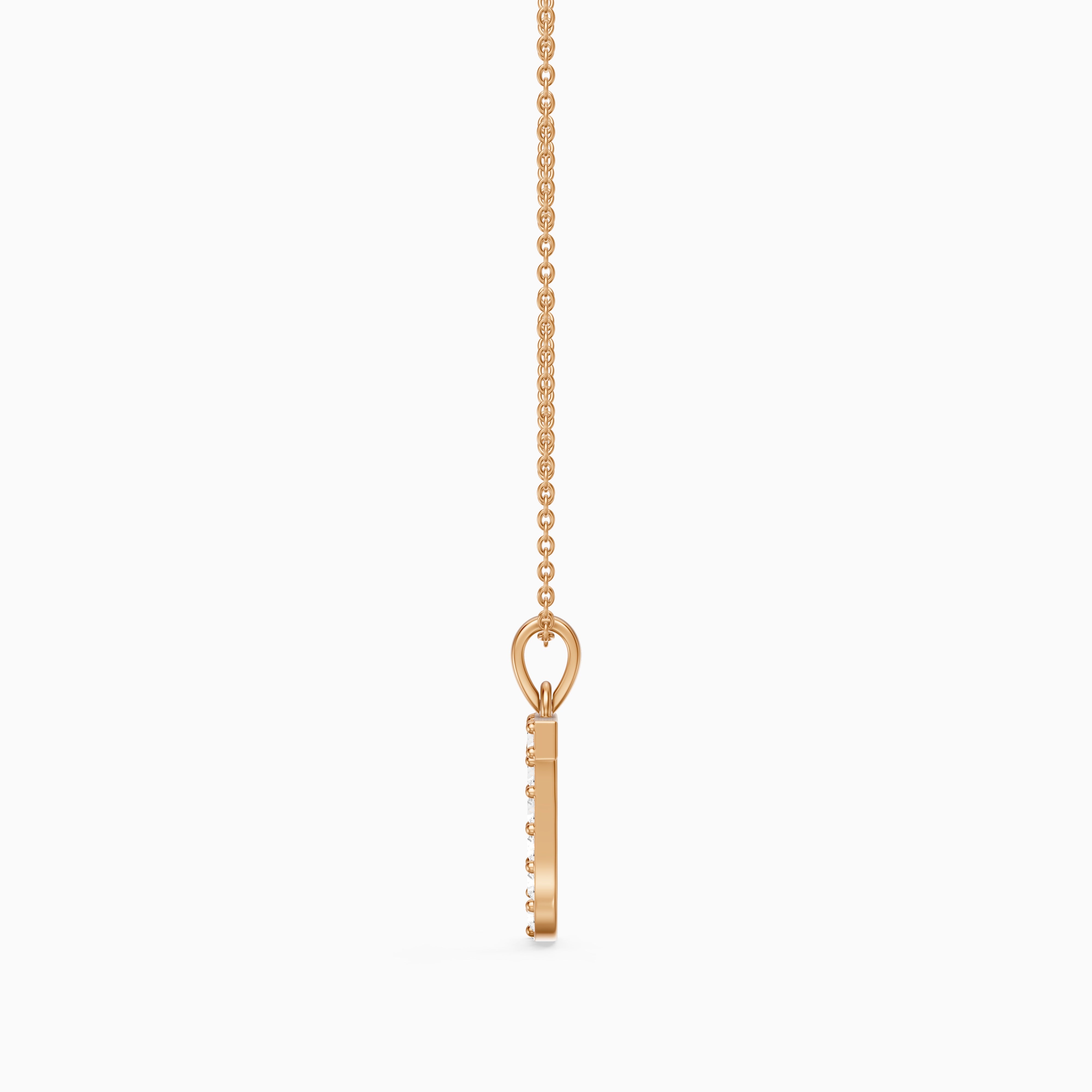 Sawyer Lab Grown Diamond J Initial Pendant Necklace