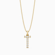 Veronica Lab Grown Diamond T Initial Pendant Necklace