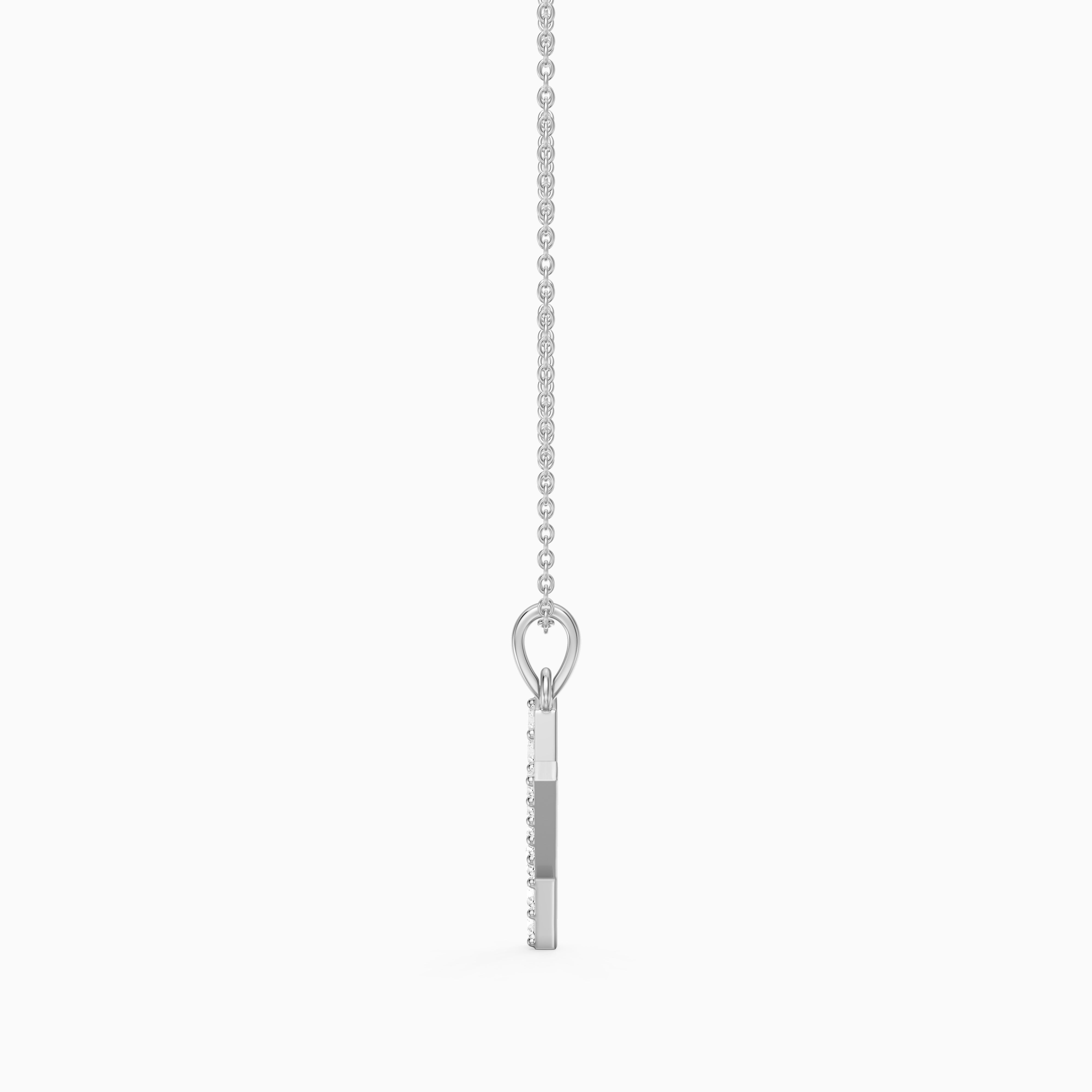 Ainsley Lab Grown Diamond Y Initial Pendant Necklace